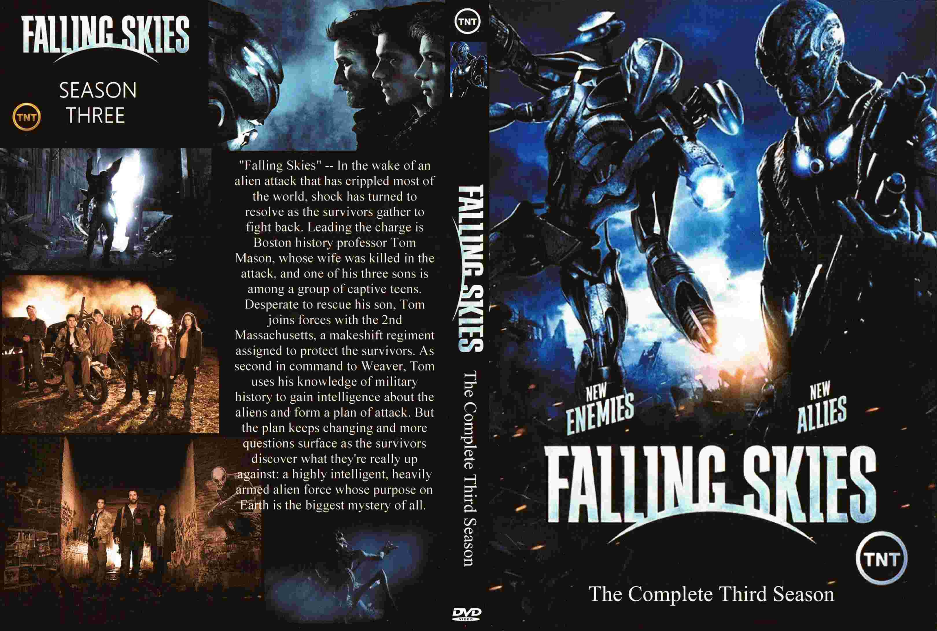 Jaquette DVD Falling skies saison 3 custom zone 1