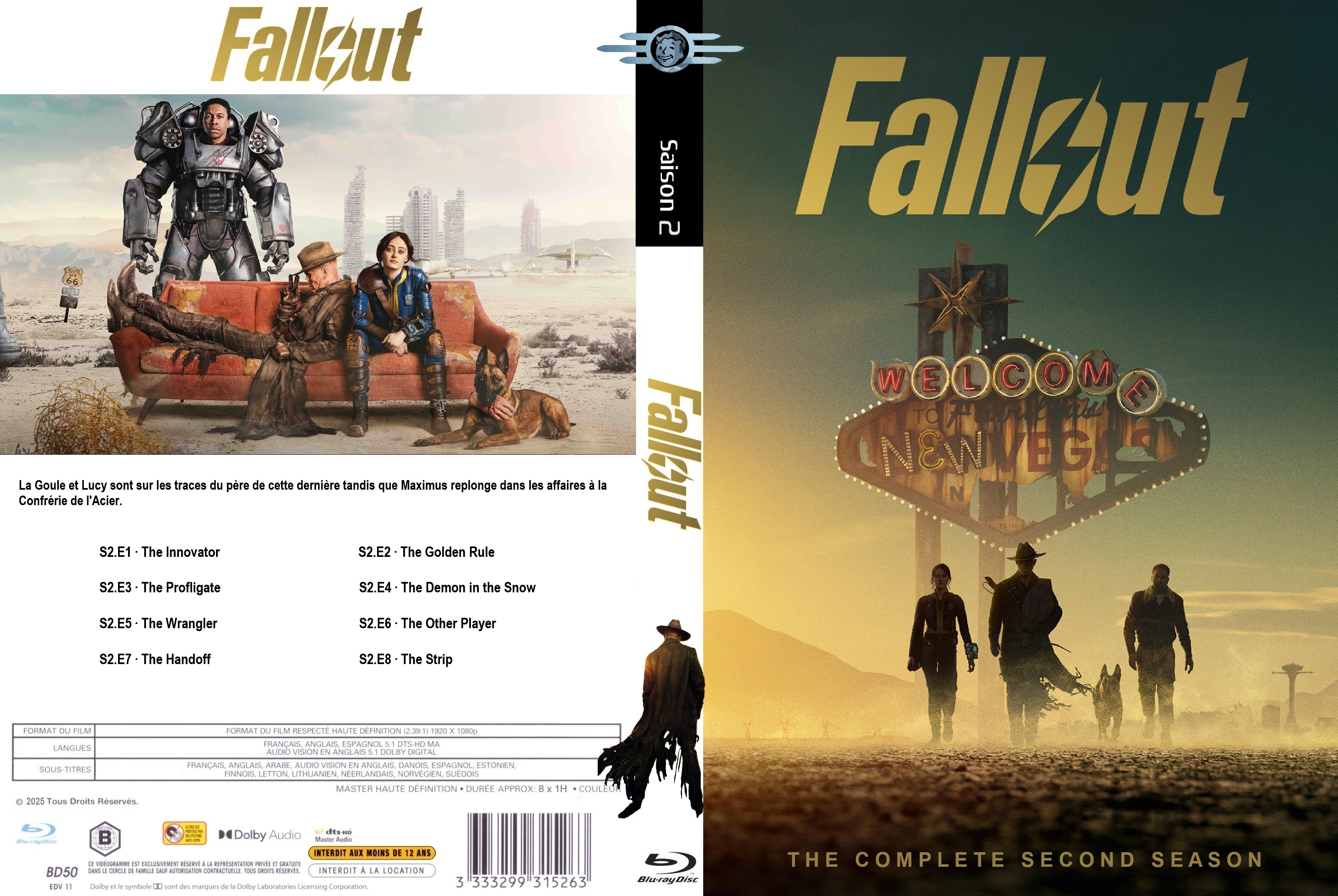 Jaquette DVD Fallout saison 2 custom