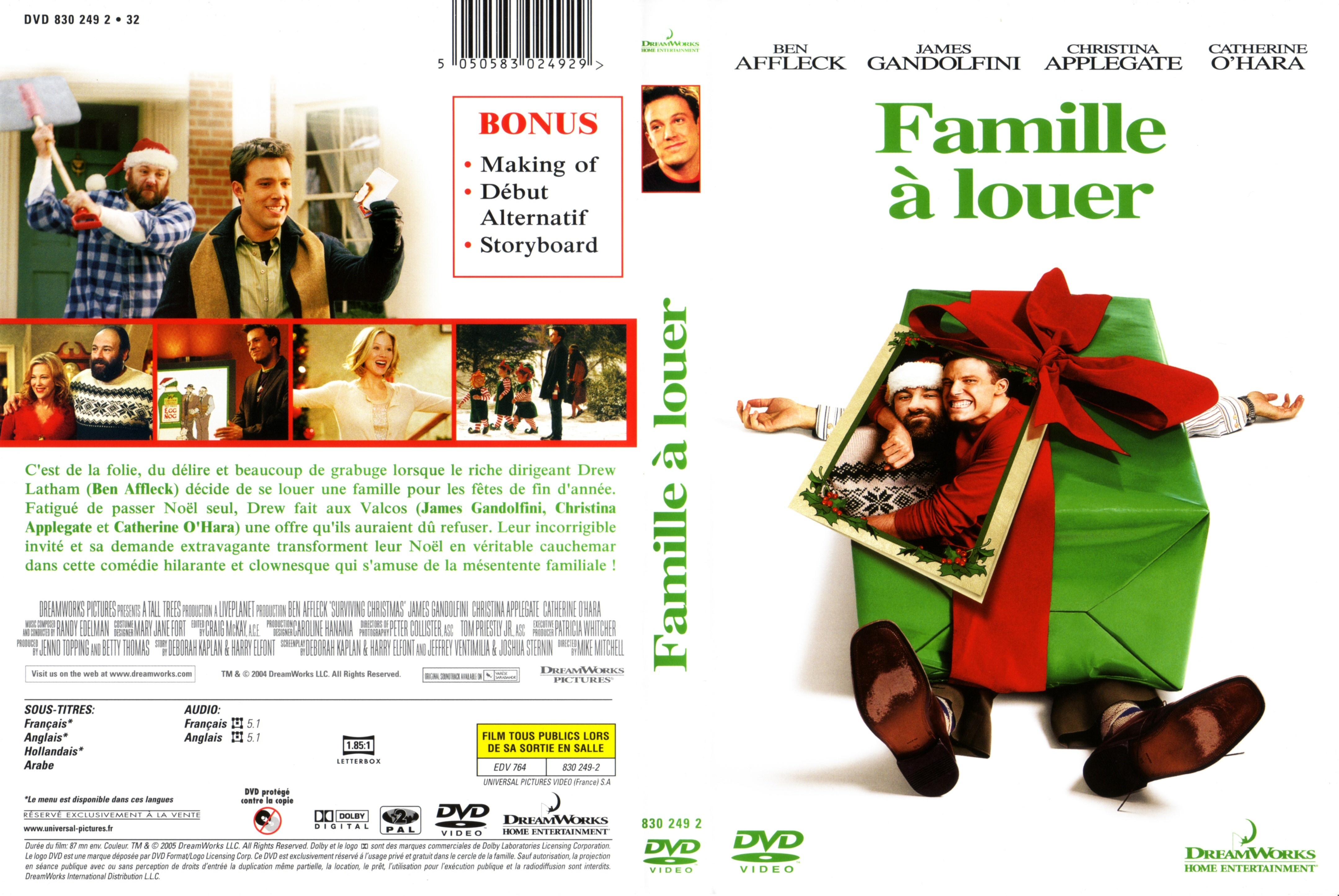 Jaquette DVD Famille  louer v2