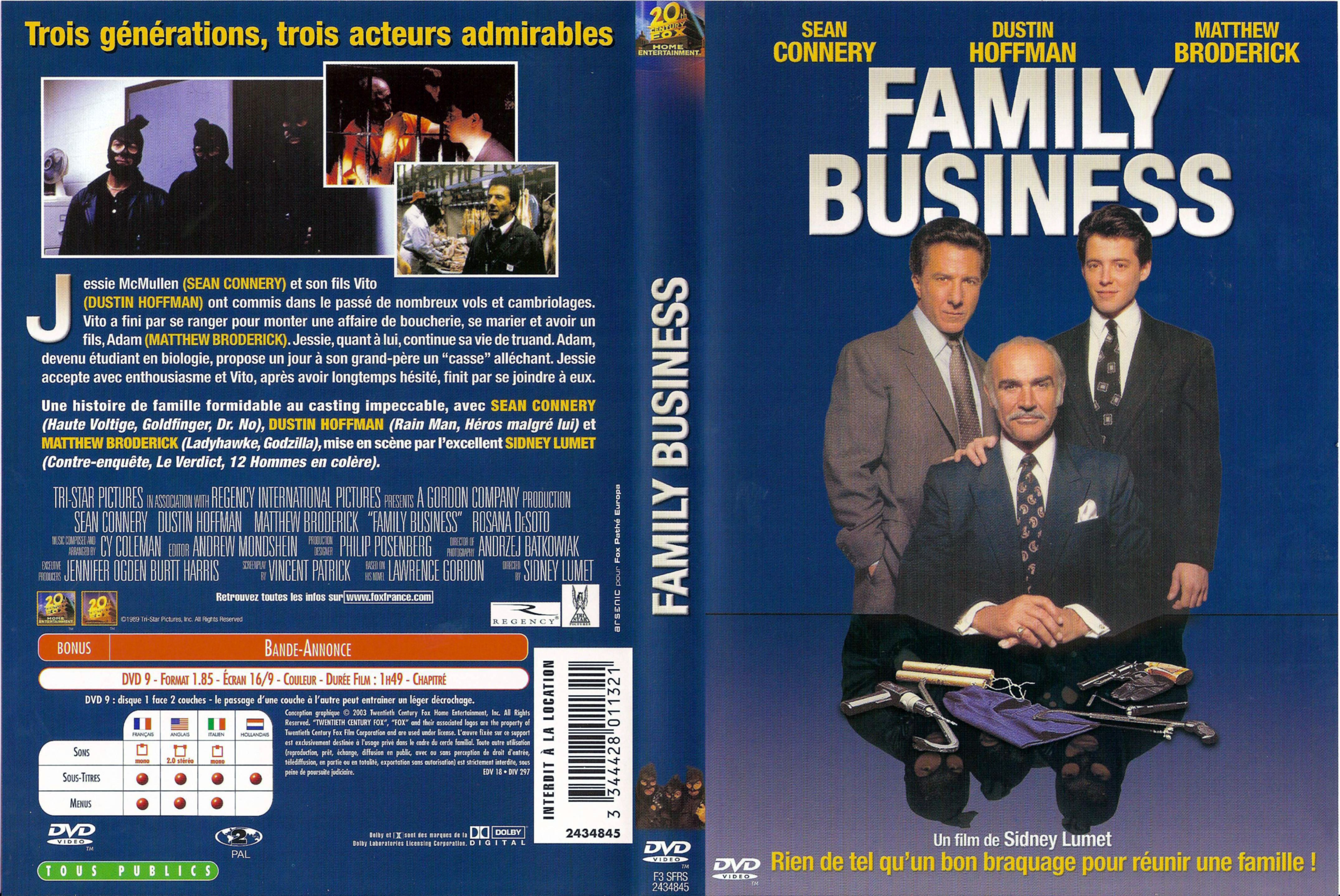 Jaquette DVD Family business v2