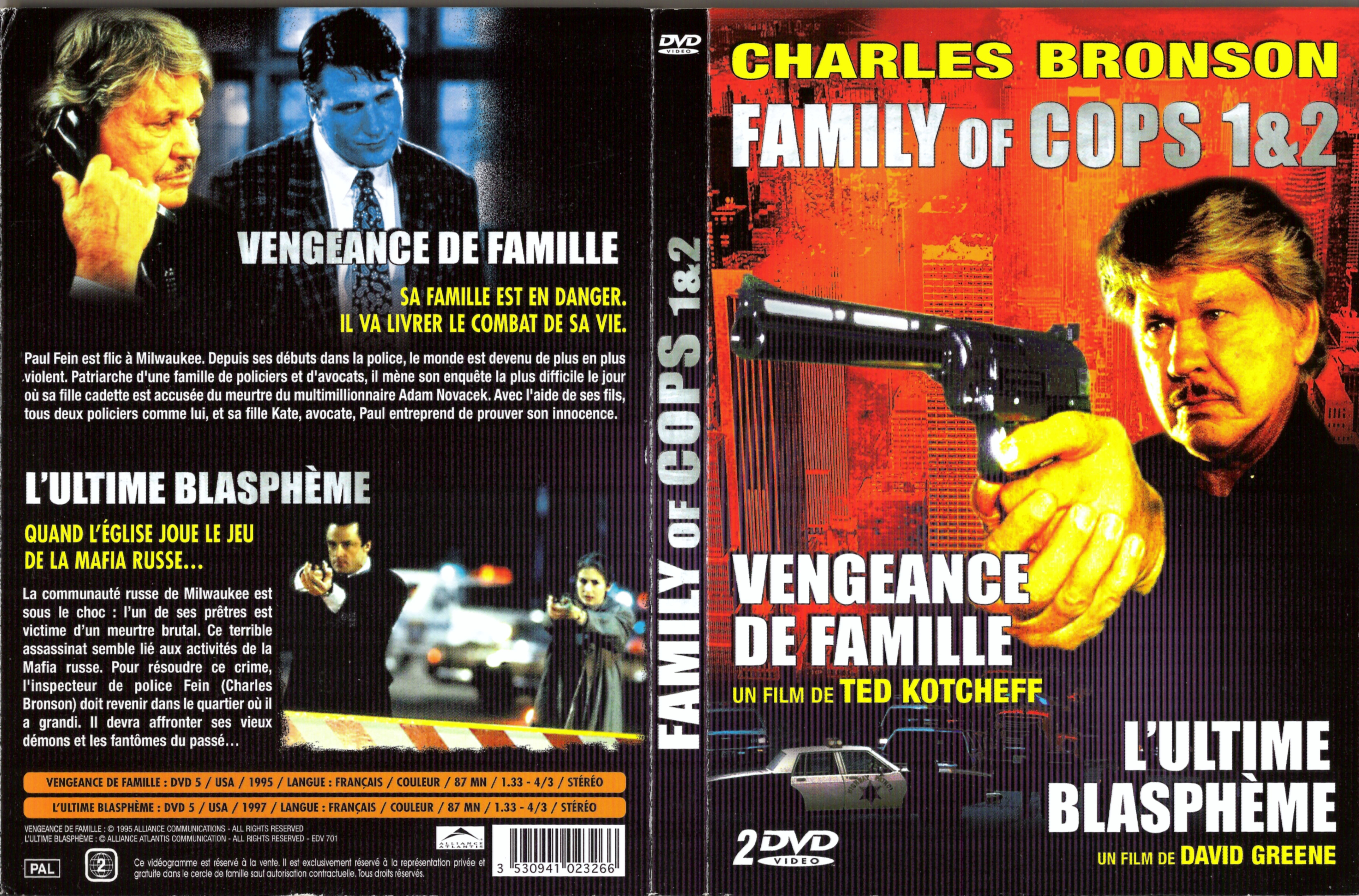 Jaquette DVD Family of cops 1 et 2