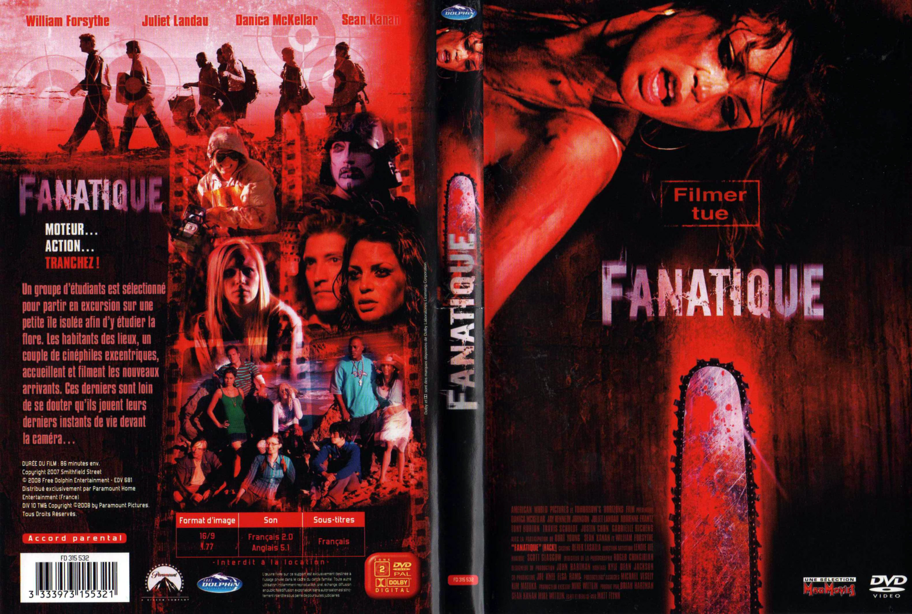 Jaquette DVD Fanatique