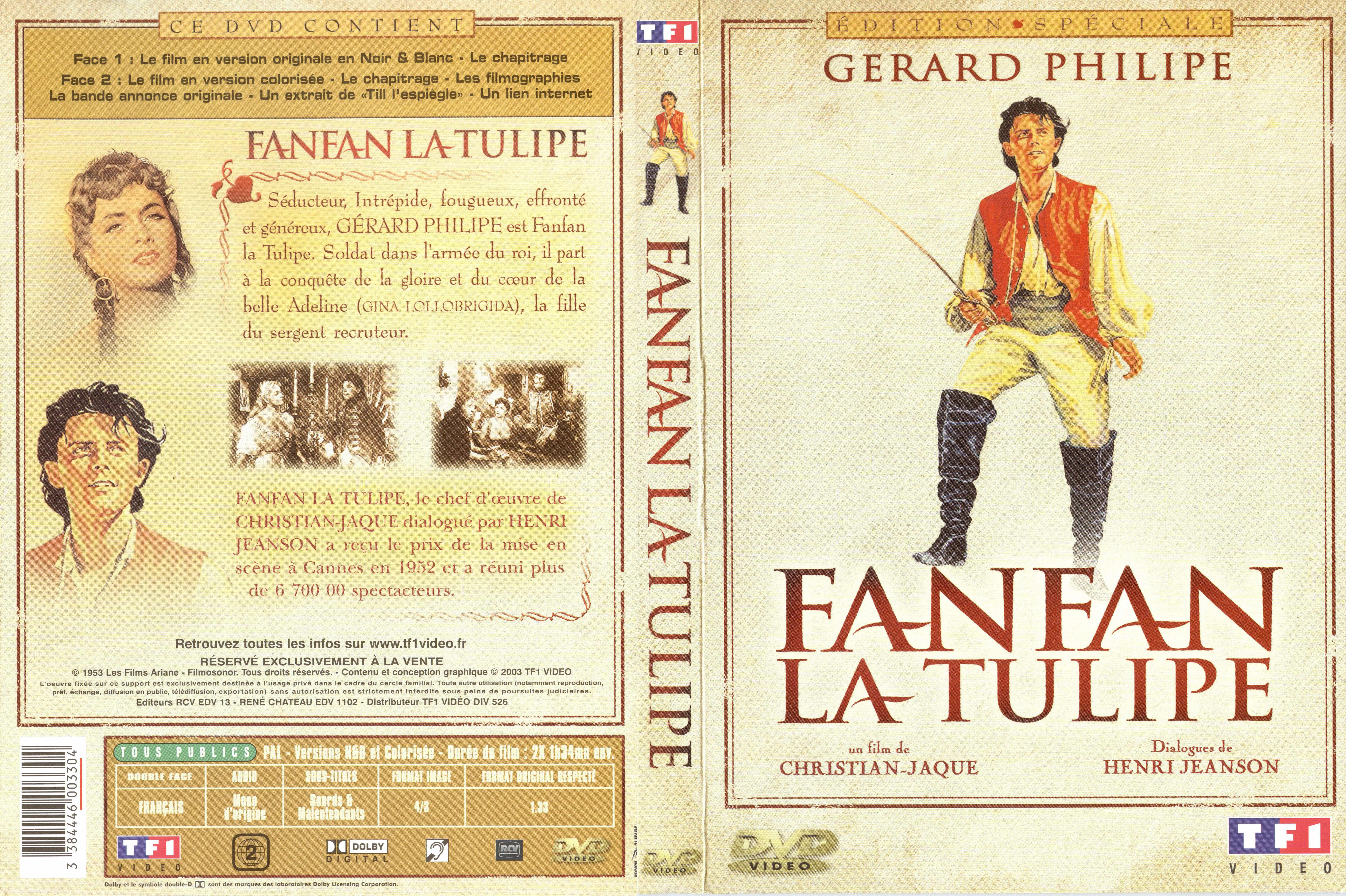 Jaquette DVD Fanfan la tulipe