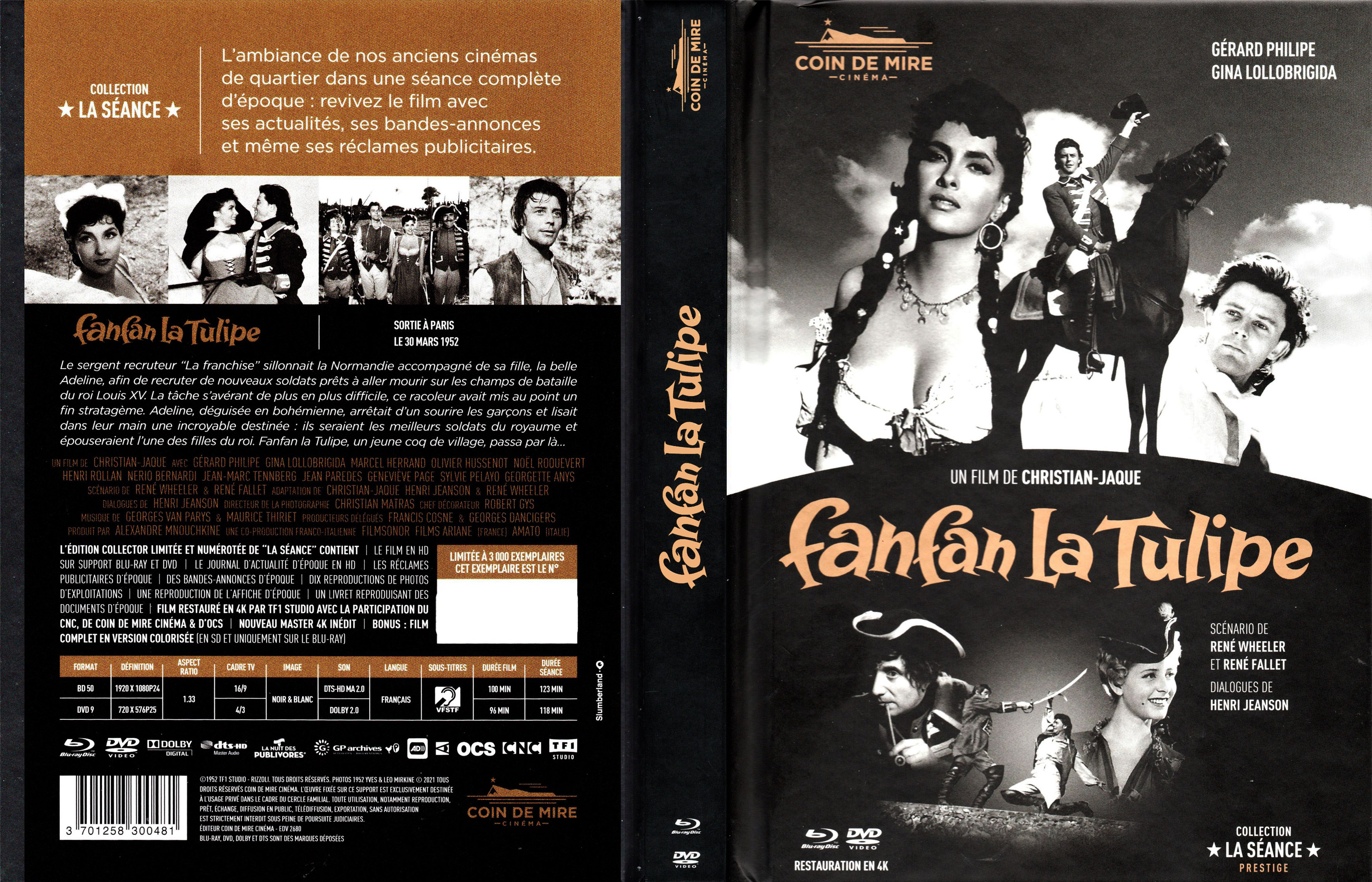 Jaquette DVD Fanfan la tulipe (BLU-RAY)