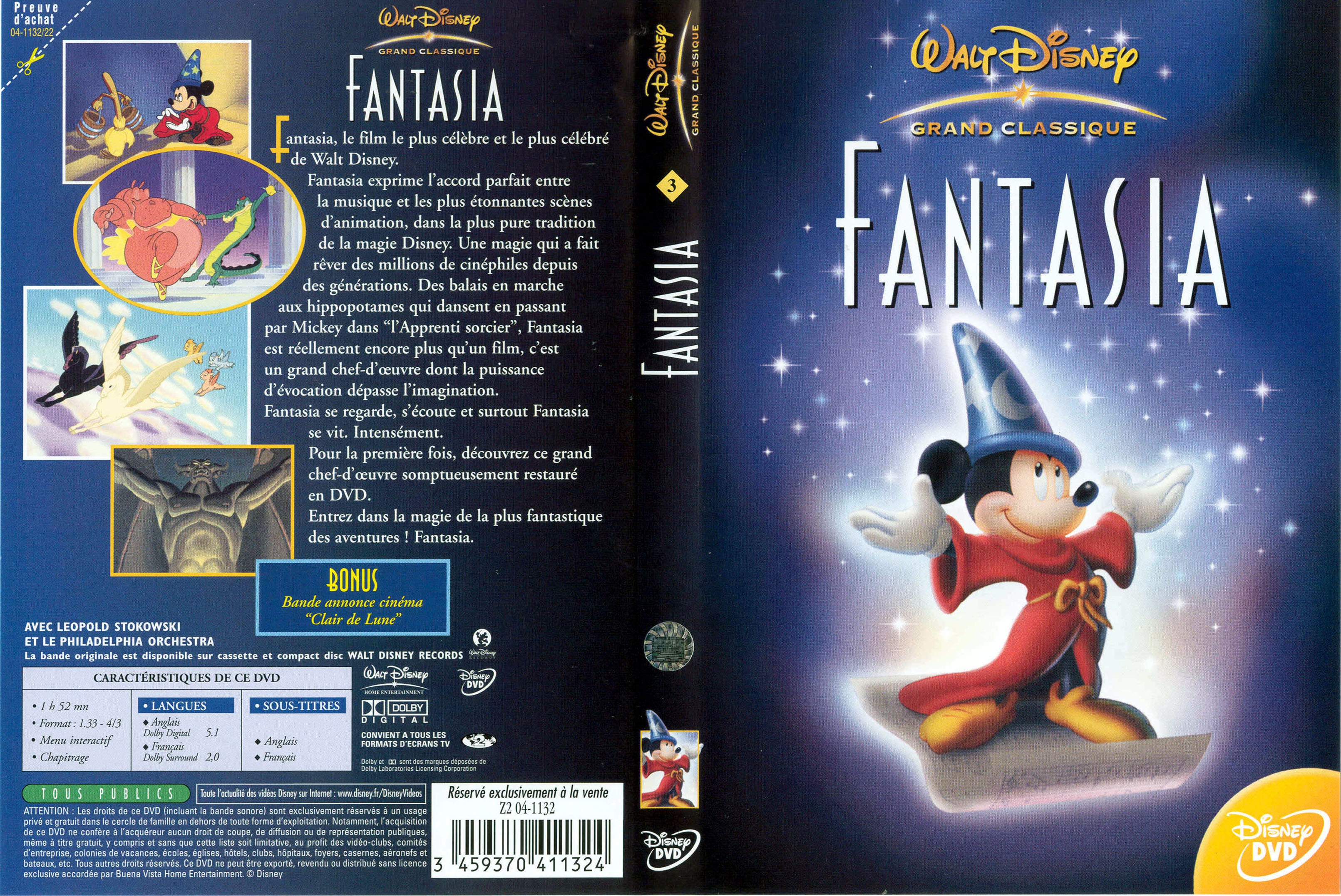 Jaquette DVD Fantasia