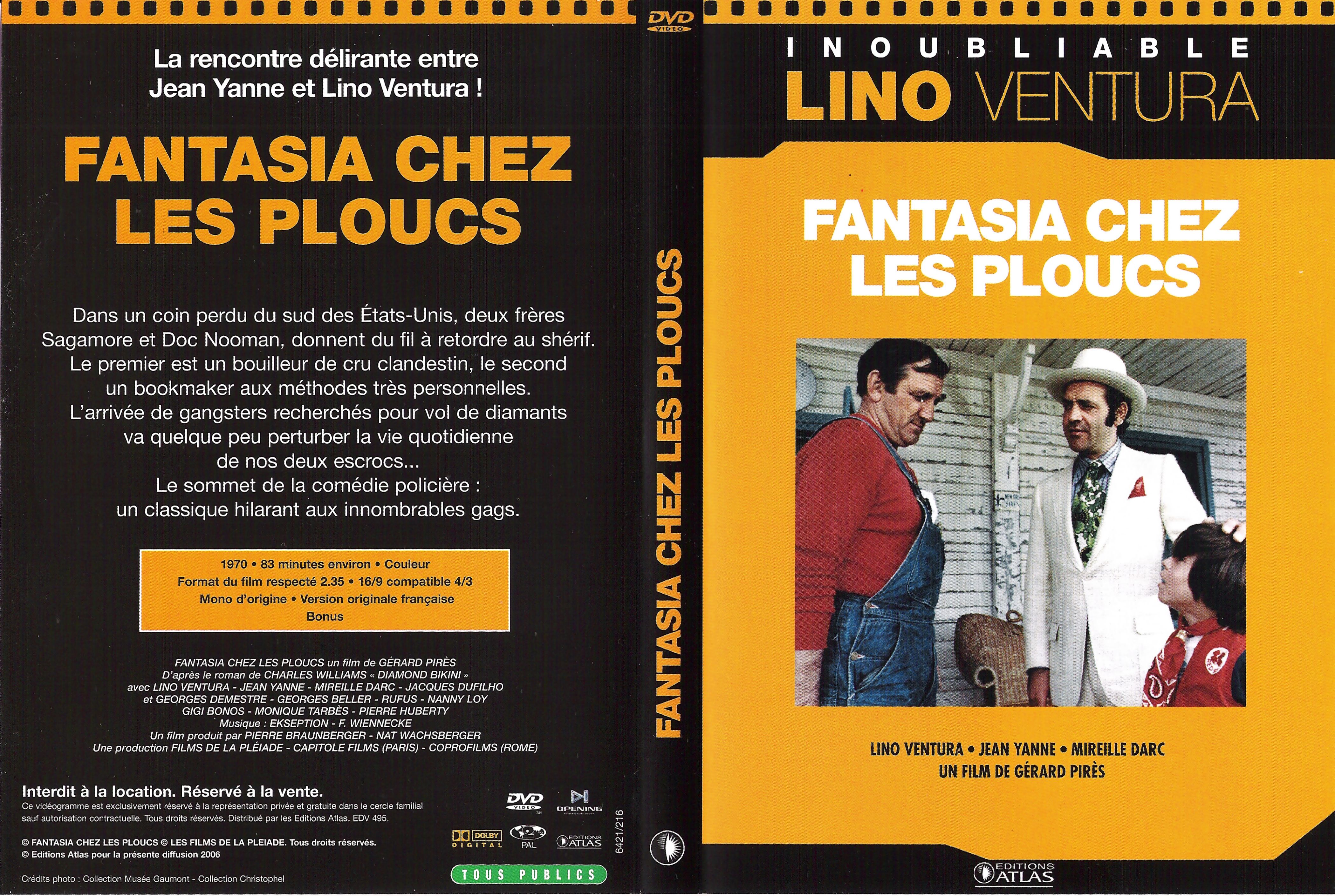 Jaquette DVD Fantasia chez les ploucs