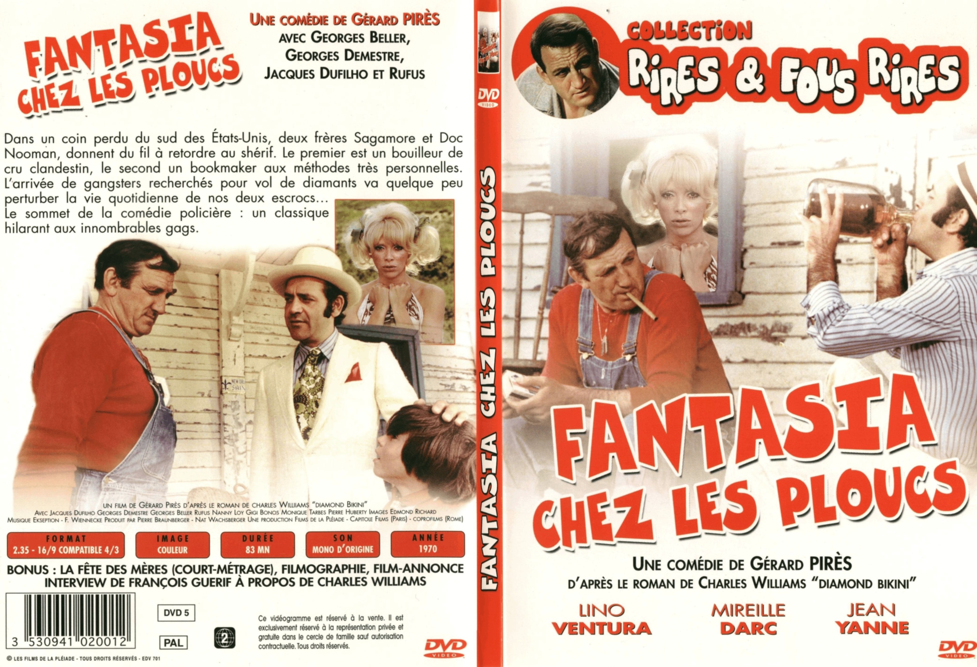 Jaquette DVD Fantasia chez les ploucs - SLIM