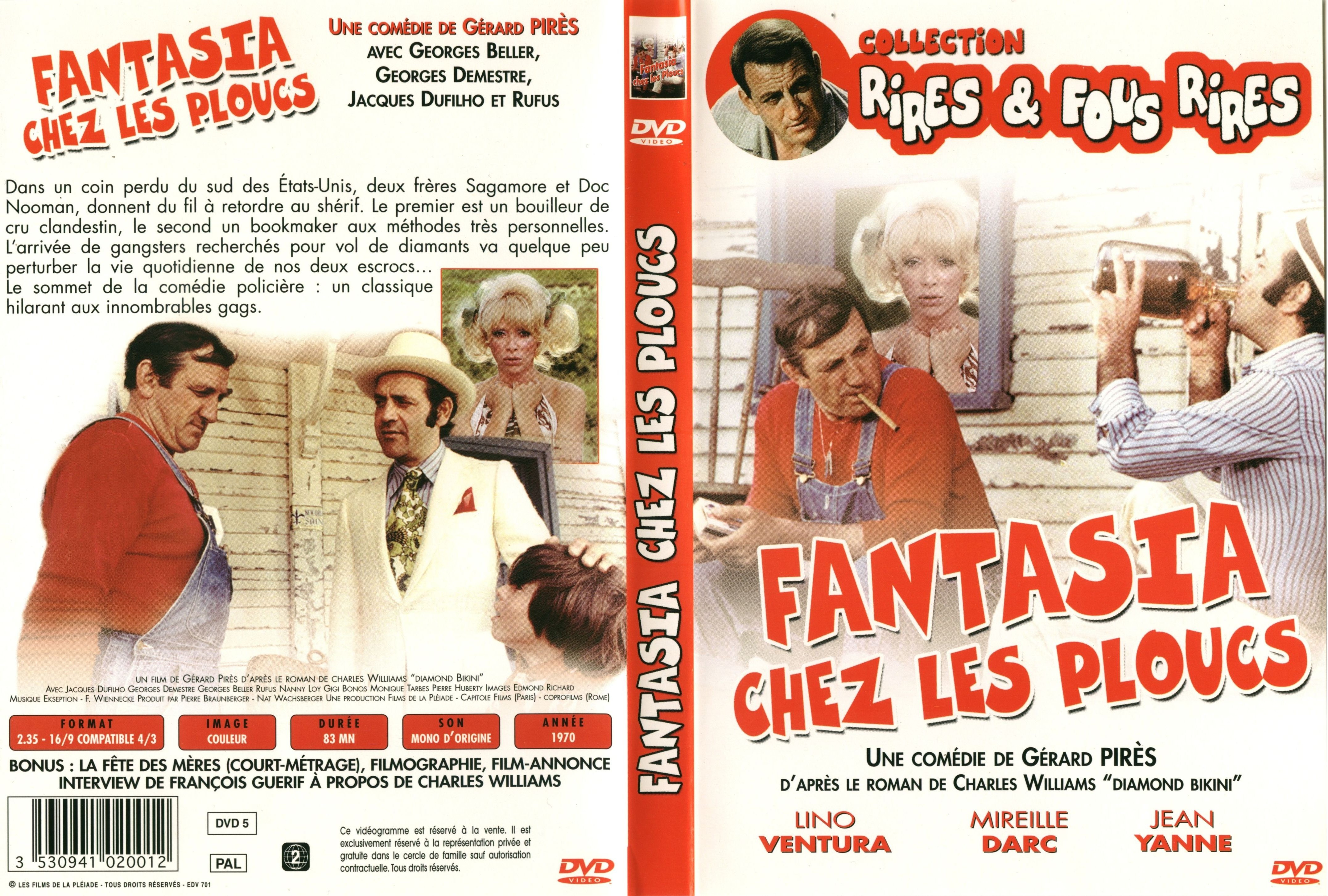 Jaquette DVD Fantasia chez les ploucs v2