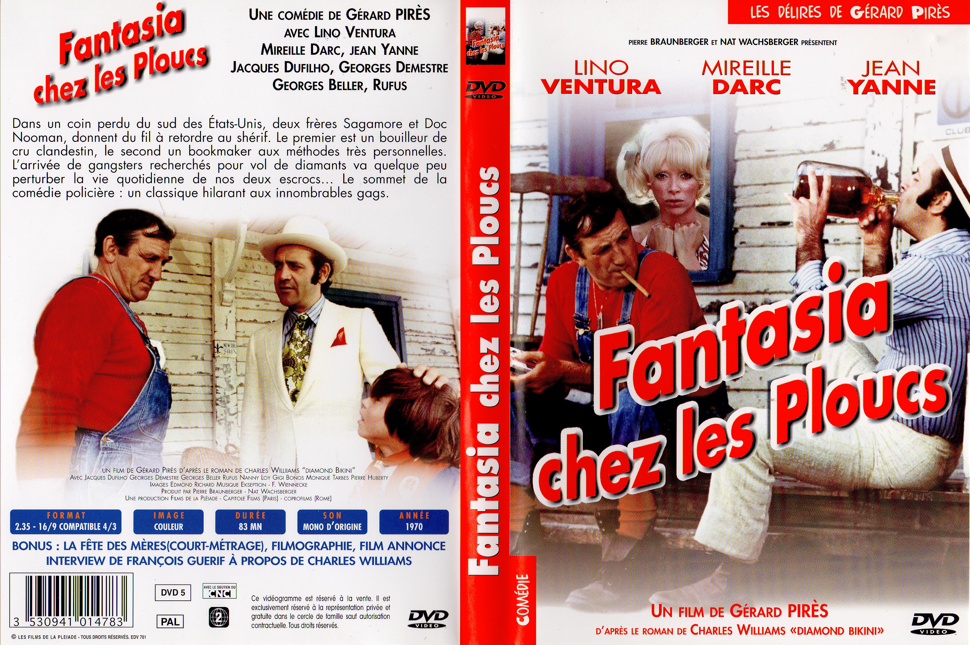 Jaquette DVD Fantasia chez les ploucs v4