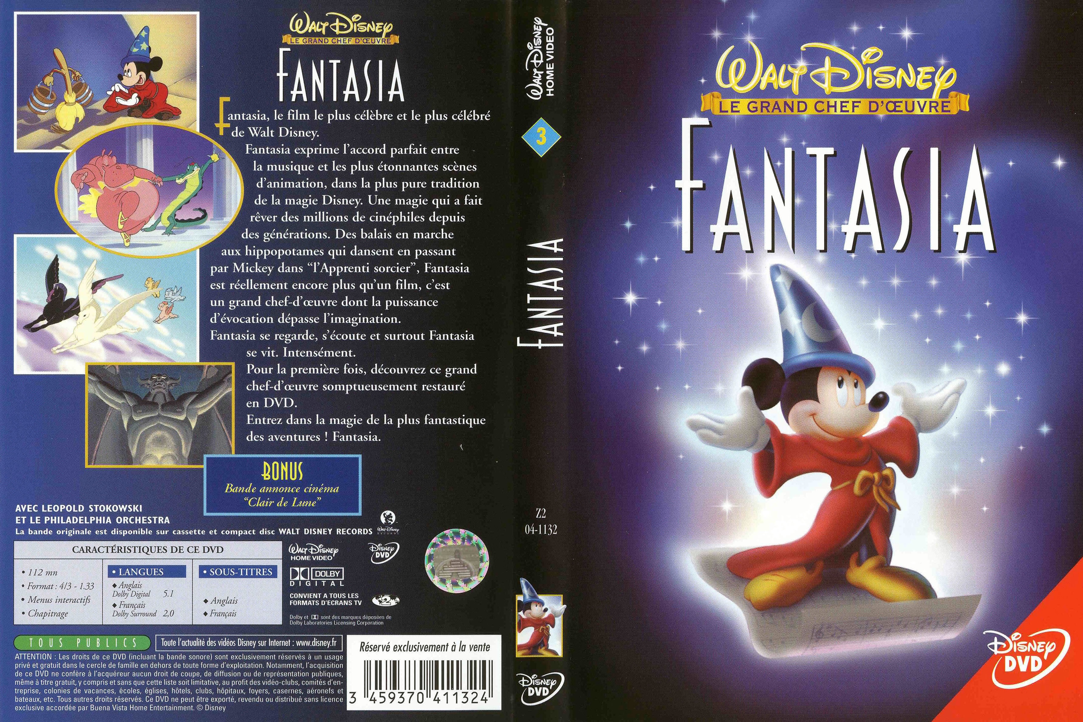 Jaquette DVD Fantasia v2