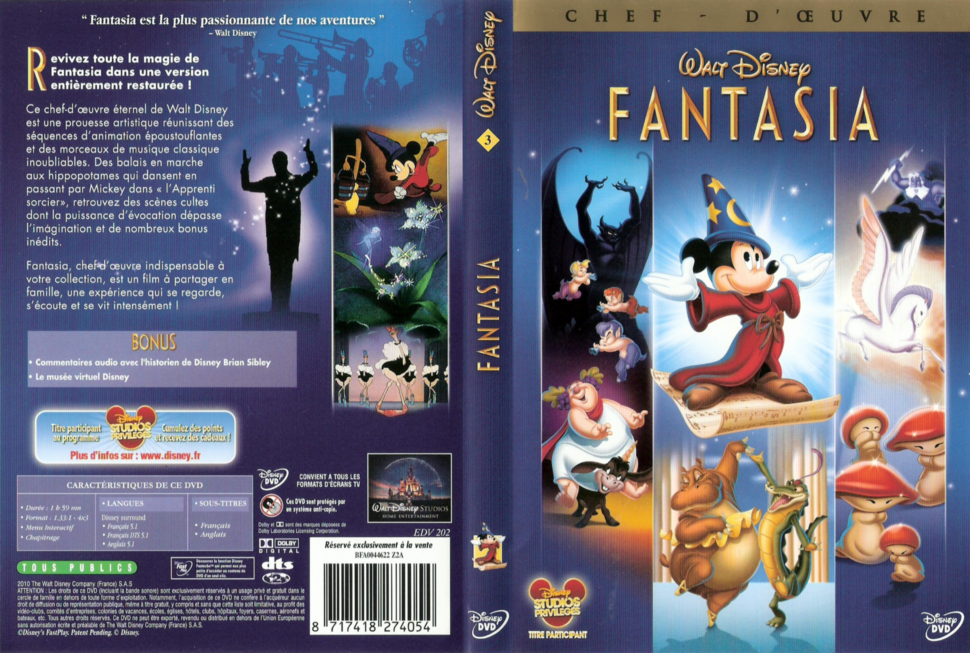 Jaquette DVD Fantasia v3