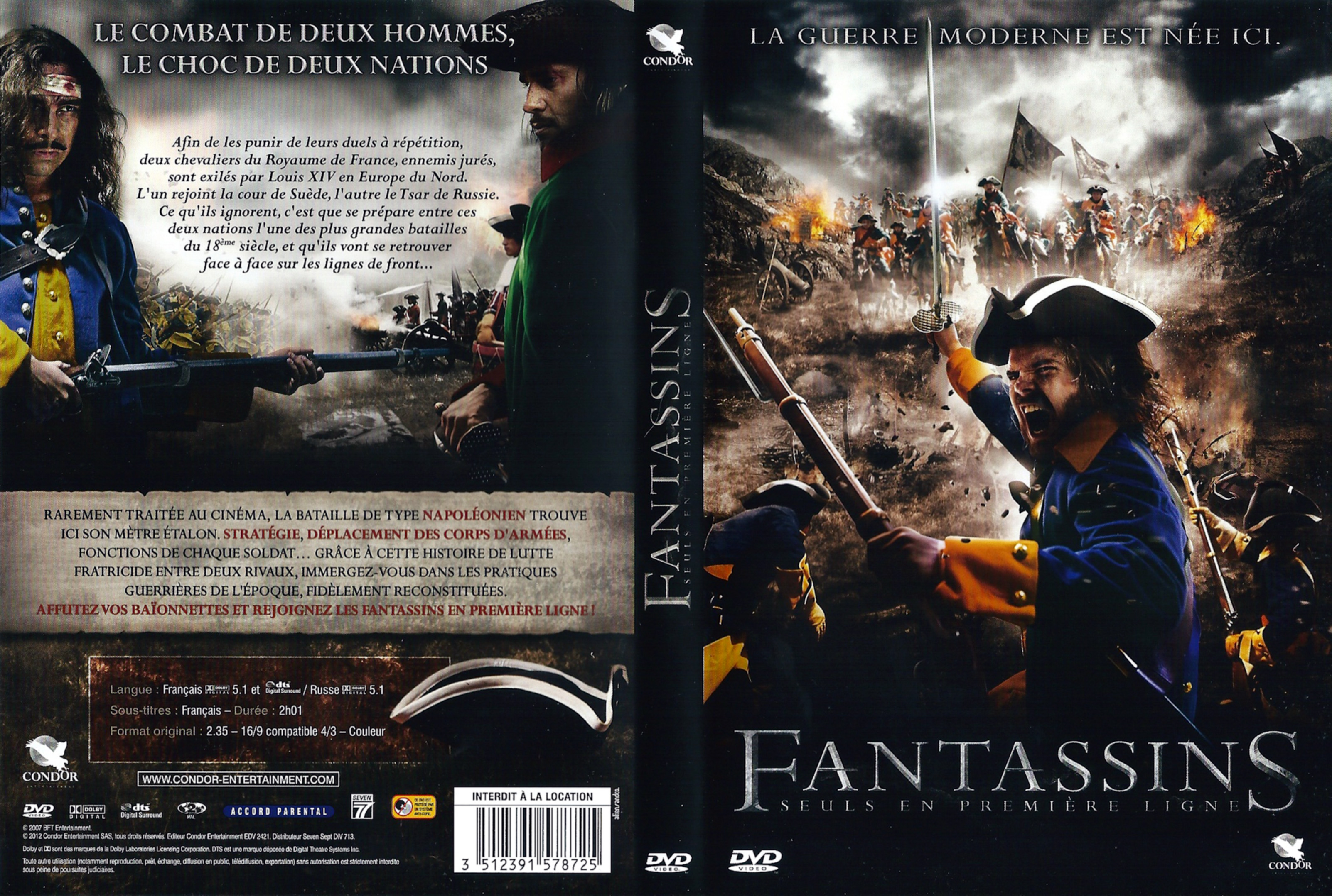 Jaquette DVD Fantassins