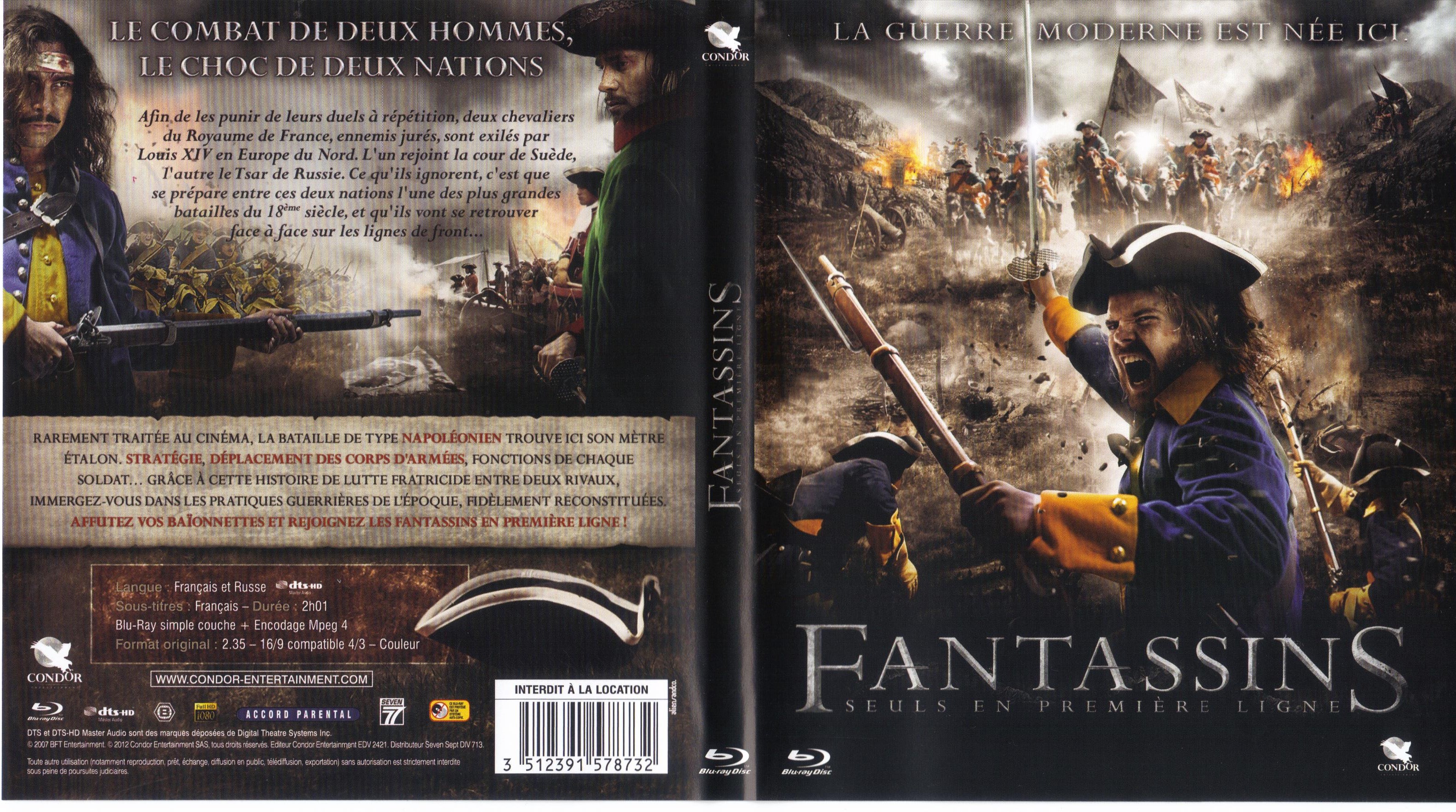 Jaquette DVD Fantassins (BLU-RAY)