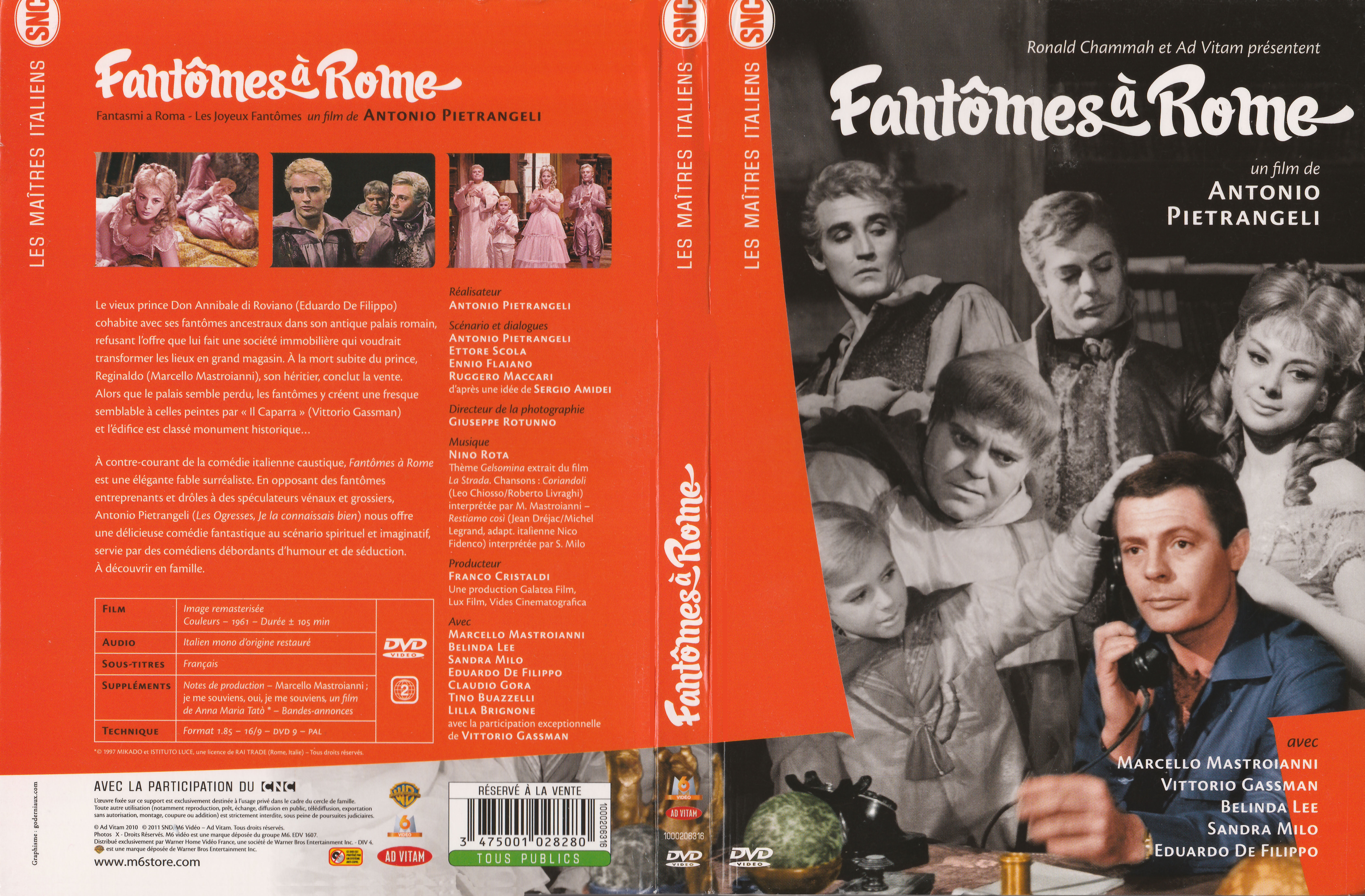 Jaquette DVD Fantomes  Rome