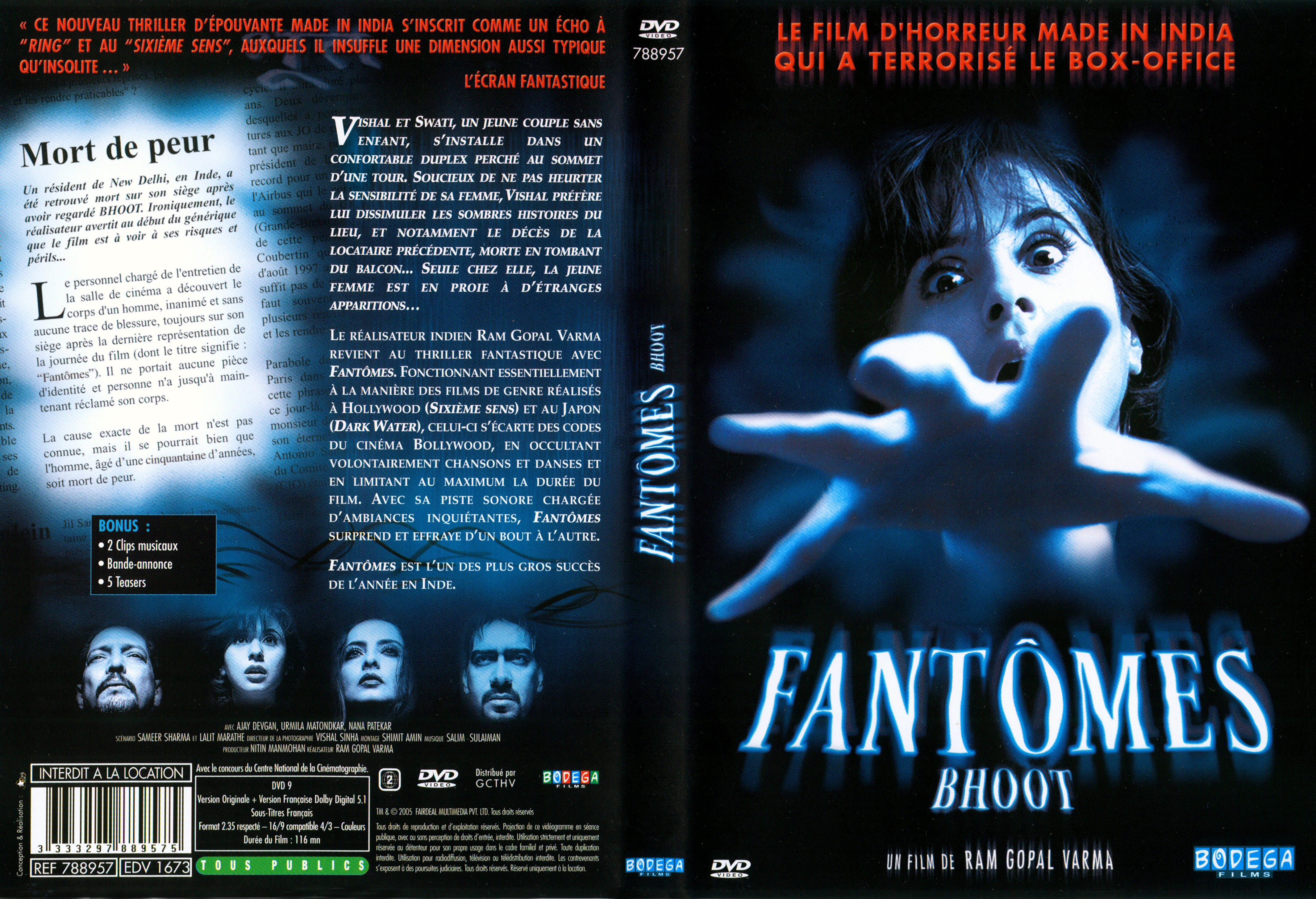 Jaquette DVD Fantomes bhoot