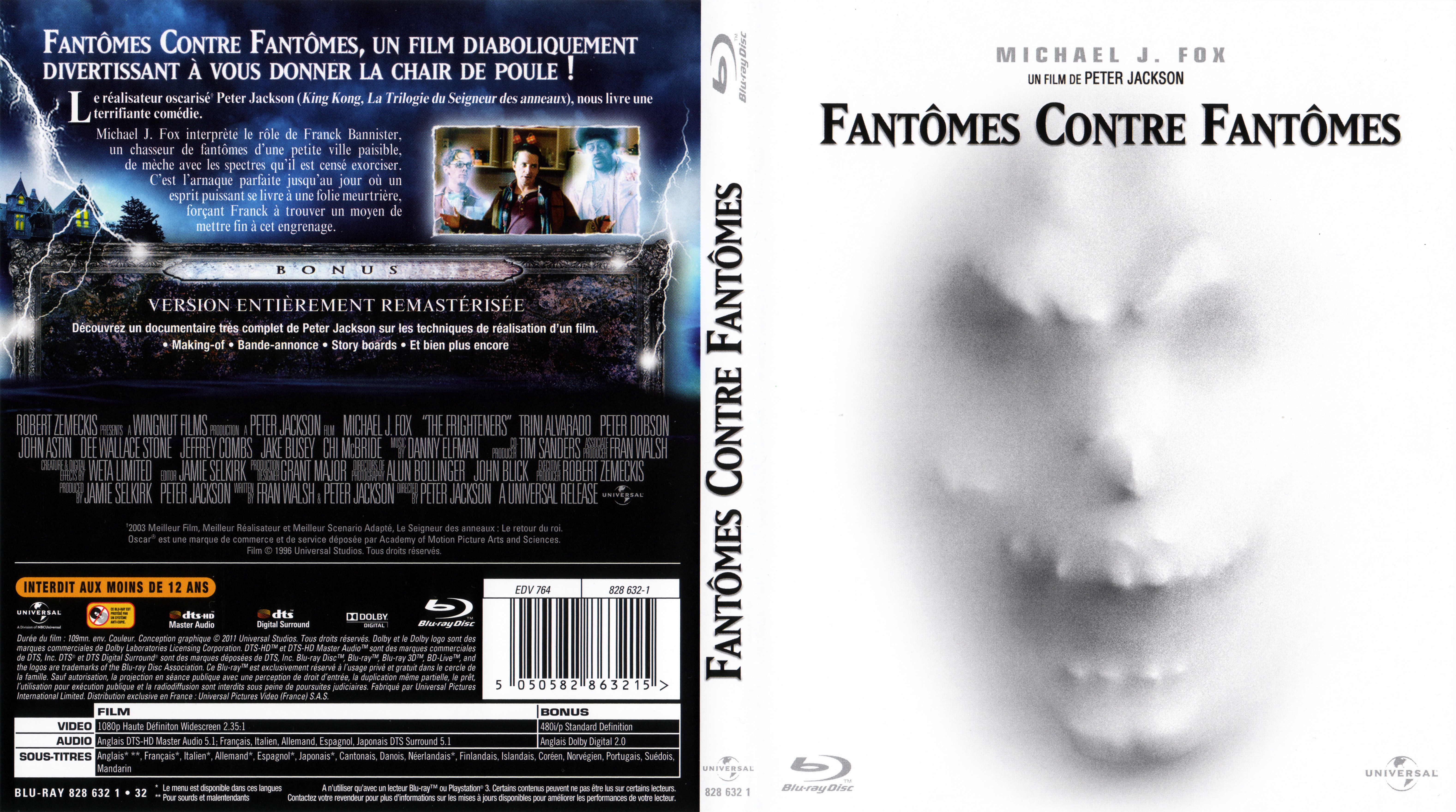 Jaquette DVD Fantmes contre fantmes (BLU-RAY)
