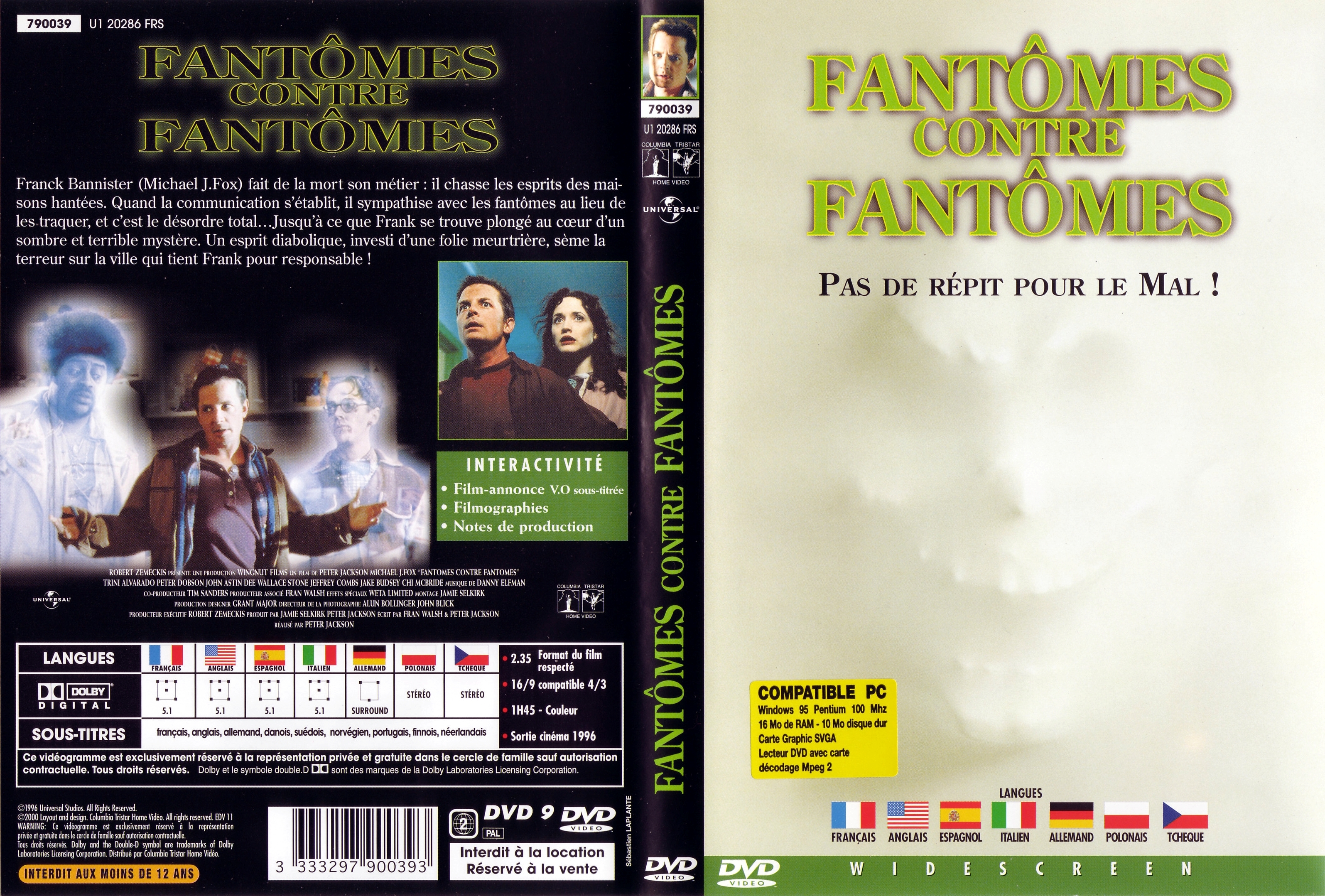 Jaquette DVD Fantomes contre fantomes v4