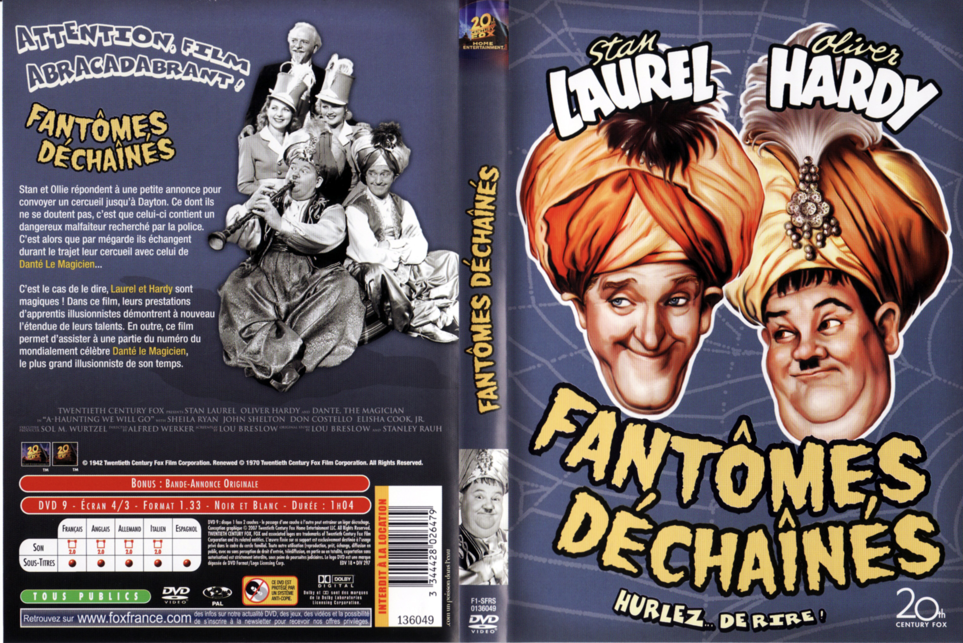 Jaquette DVD Fantomes dchains