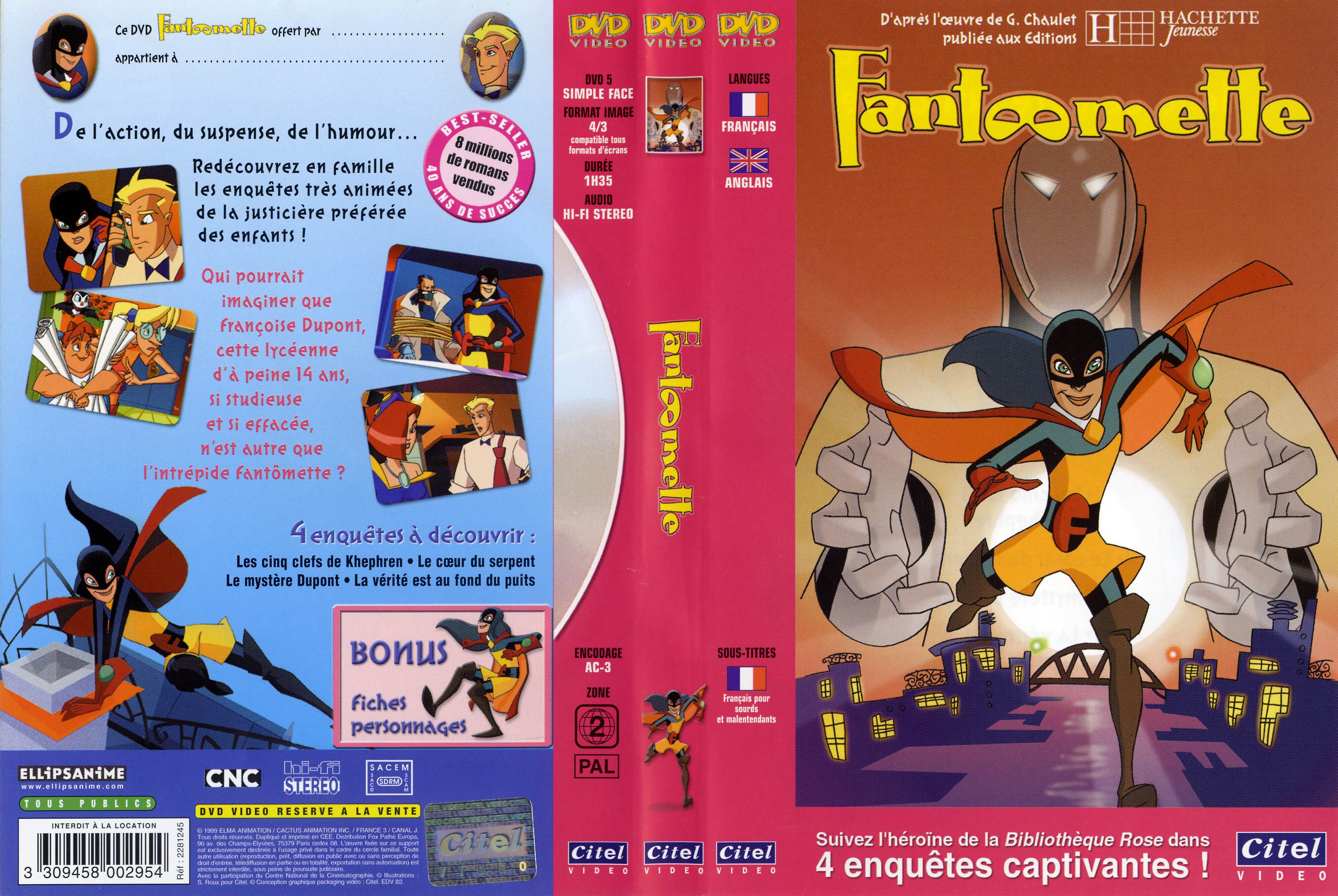 Jaquette DVD Fantomette