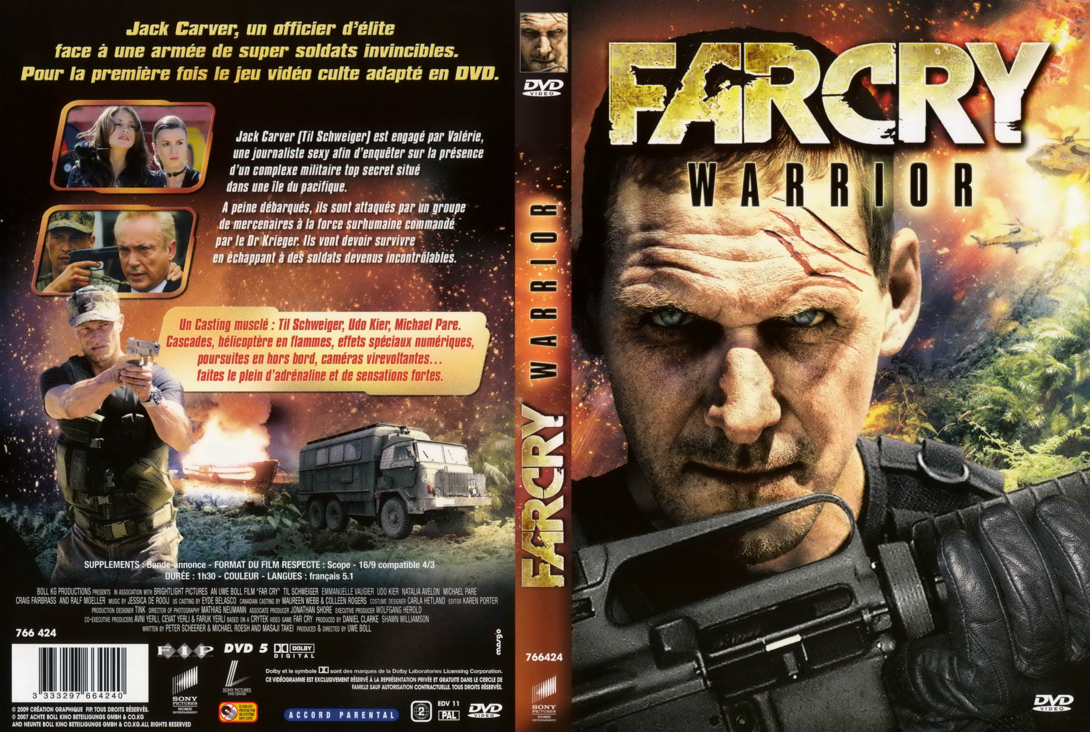 Jaquette DVD Far cry warrior