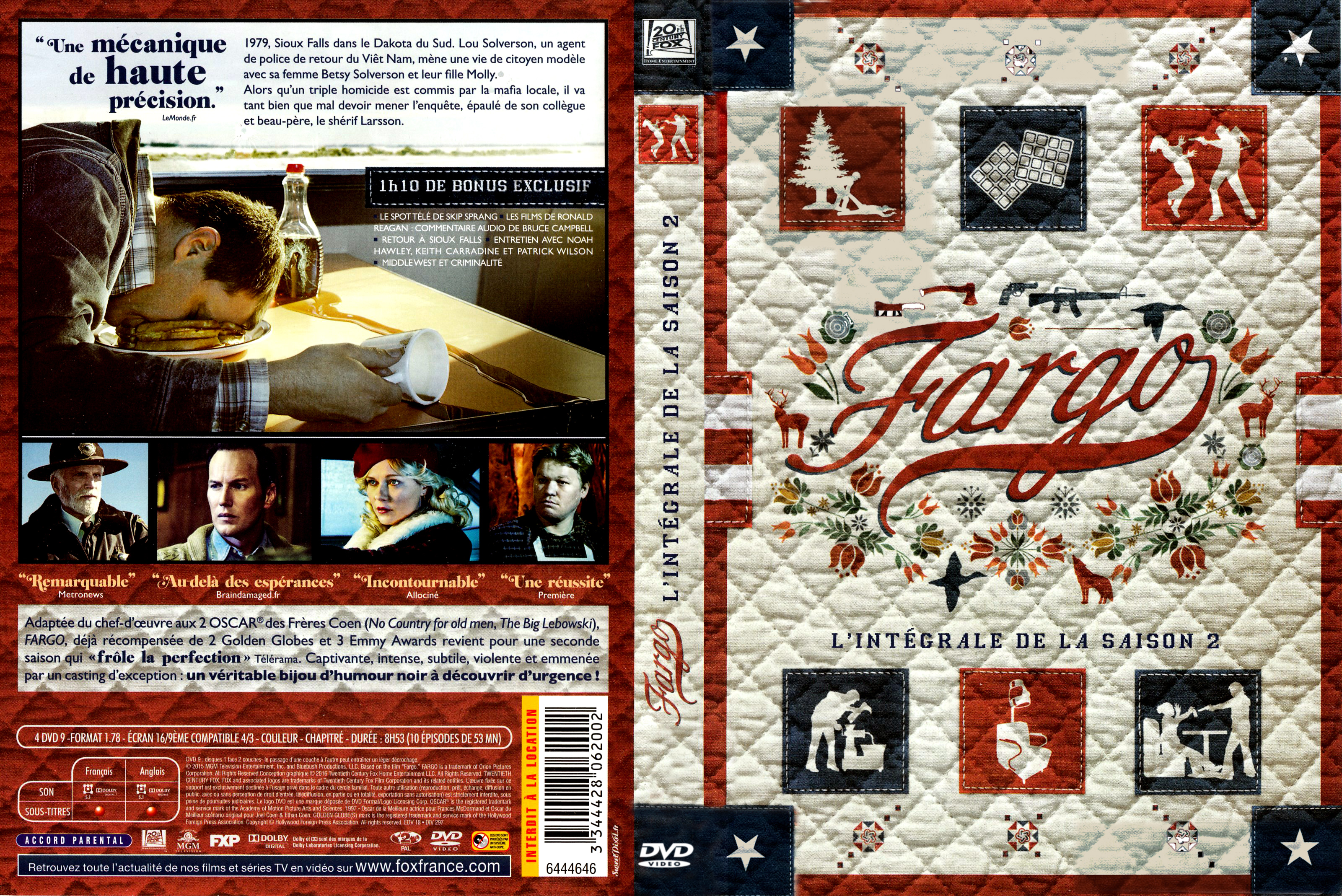 Jaquette DVD Fargo Saison 2