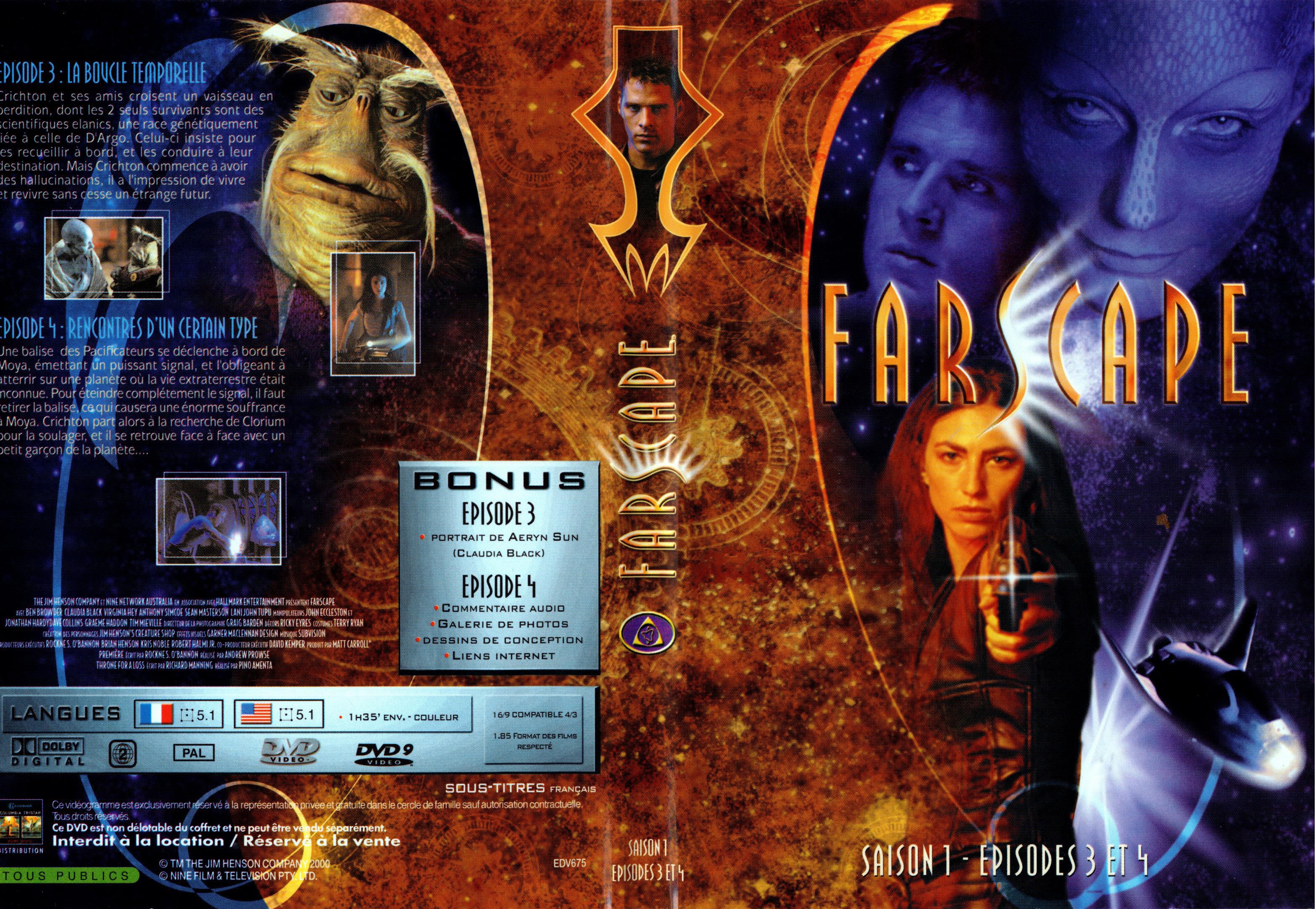 Jaquette DVD Farscape saison 1 dvd 02