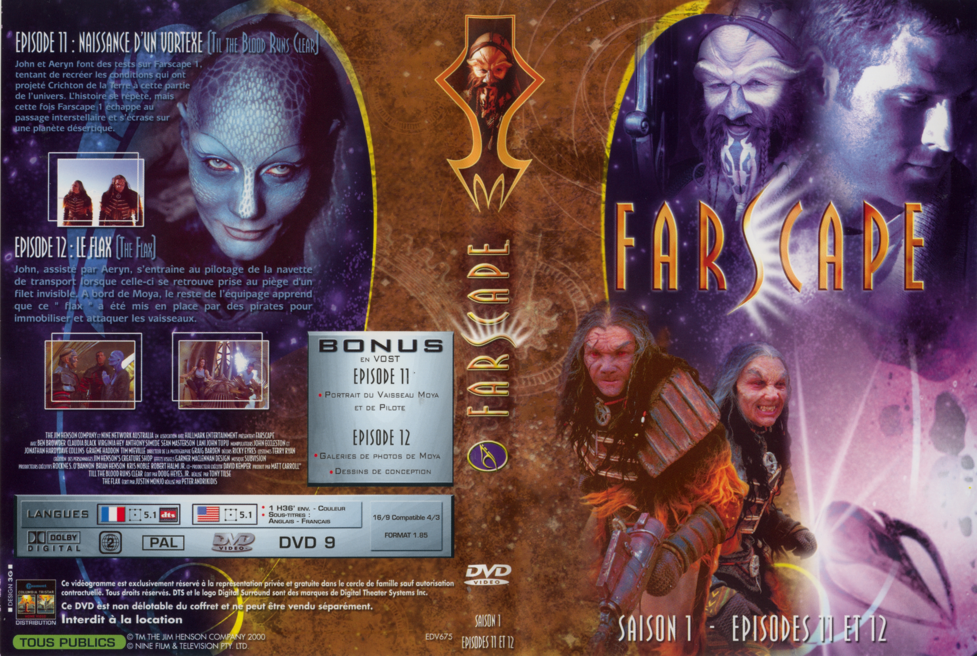 Jaquette DVD Farscape saison 1 dvd 06