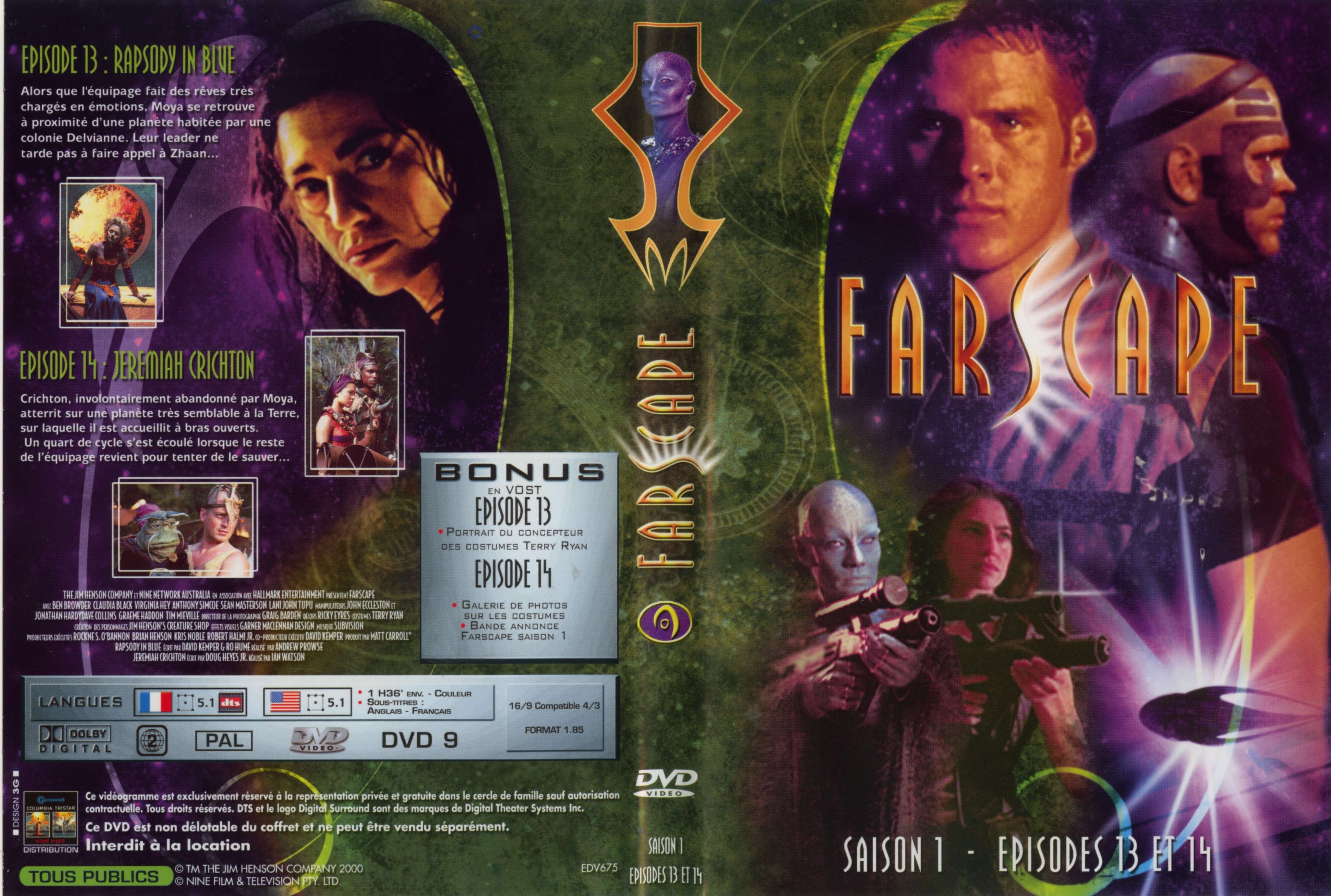 Jaquette DVD Farscape saison 1 dvd 07