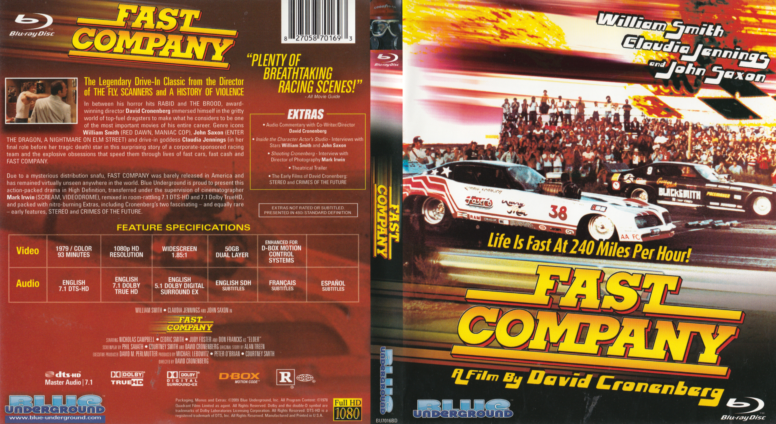 Jaquette DVD Fast Company Zone 1 (BLU-RAY)