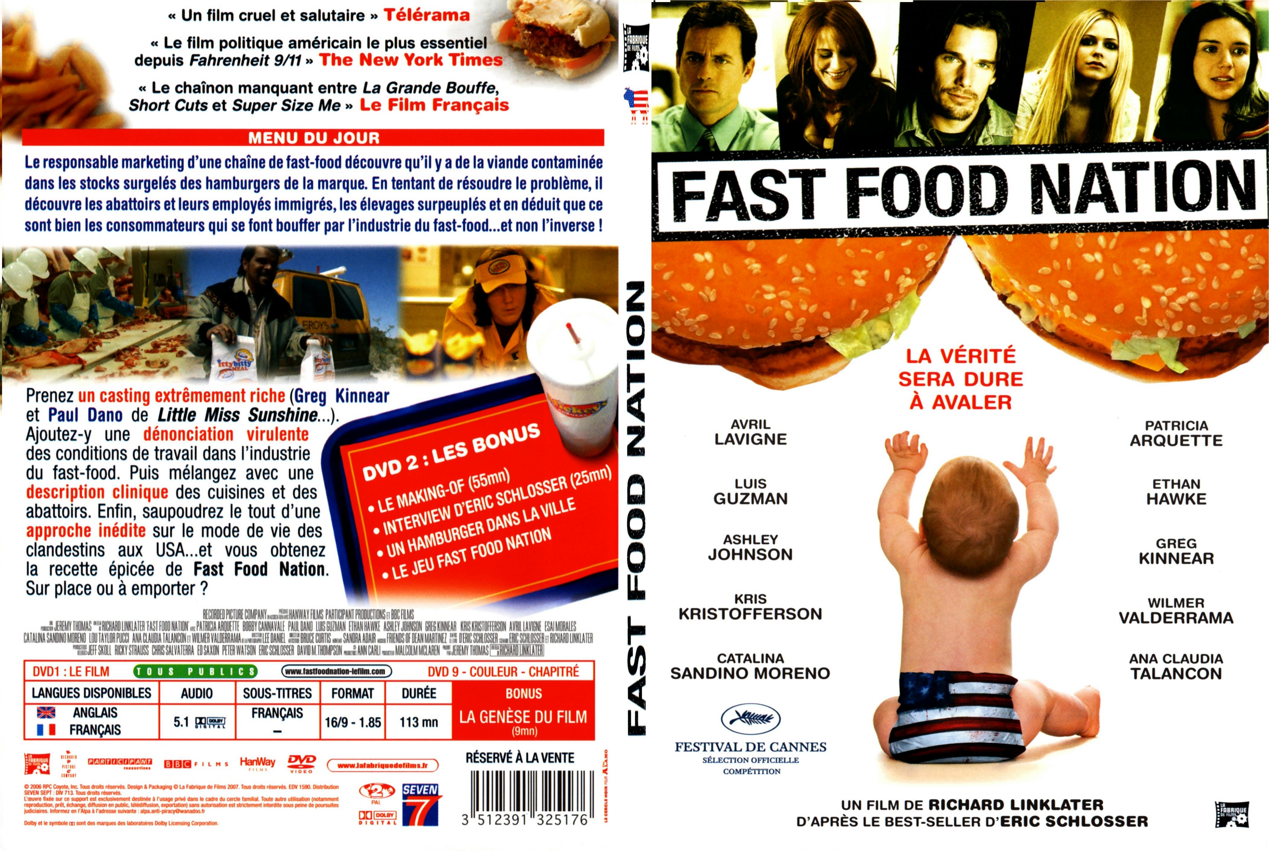 Jaquette DVD Fast food nation - SLIM