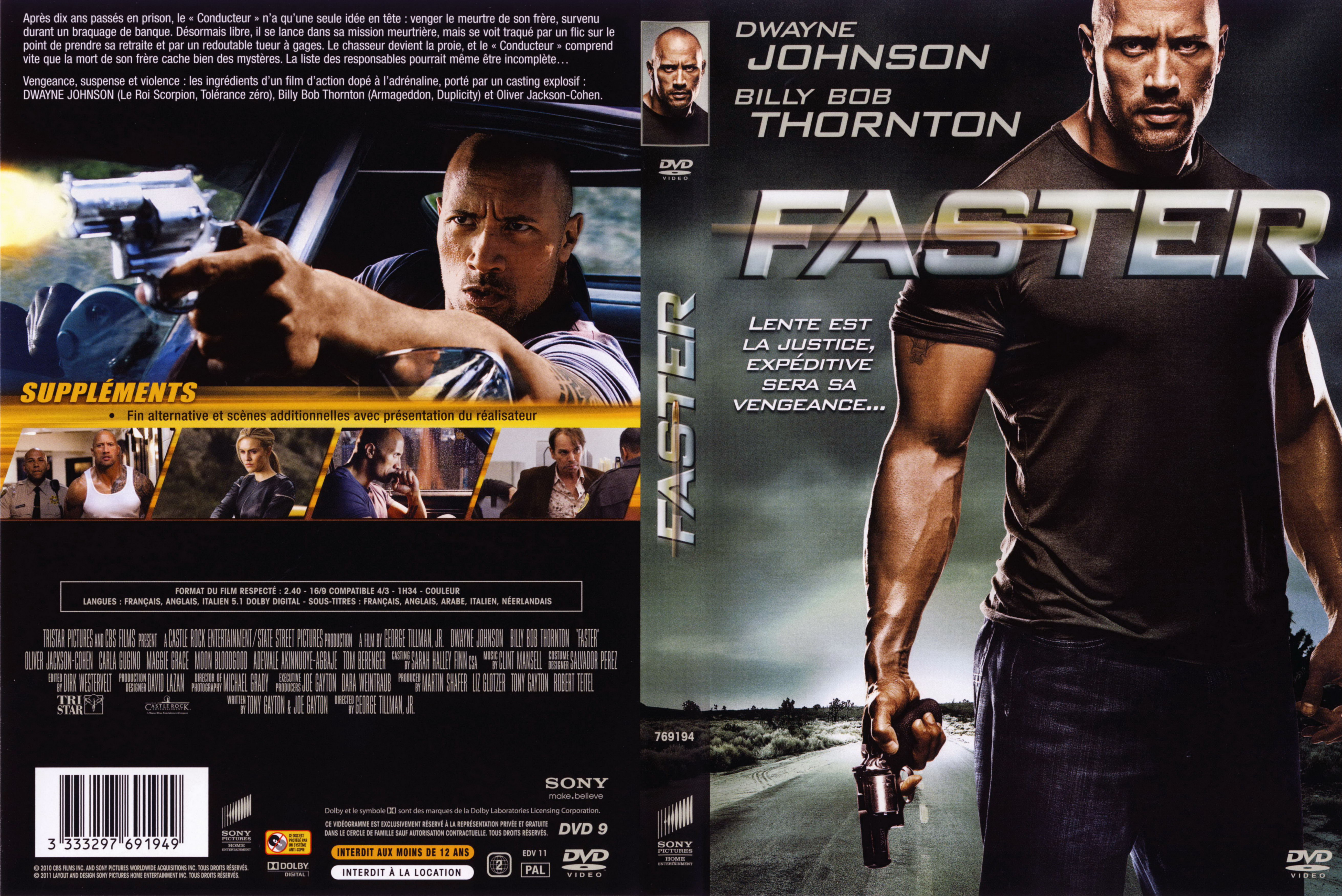 Jaquette DVD Faster