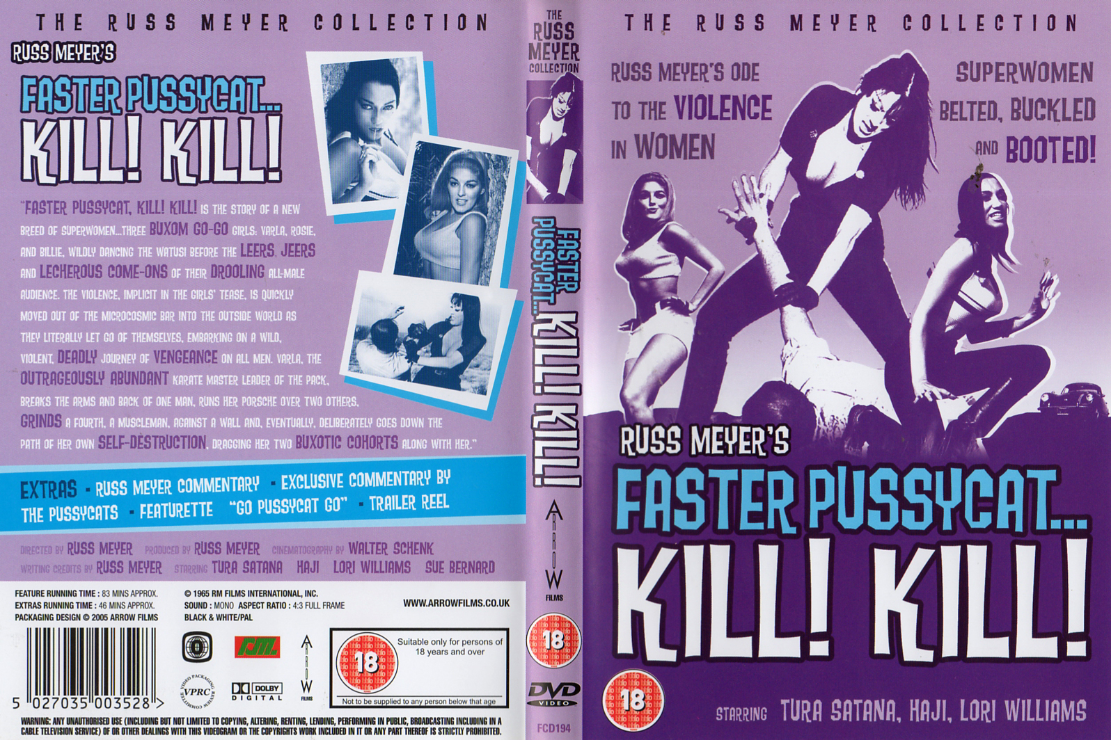 Jaquette DVD Faster pussycat kill kill Zone 1 (BLU-RAY)