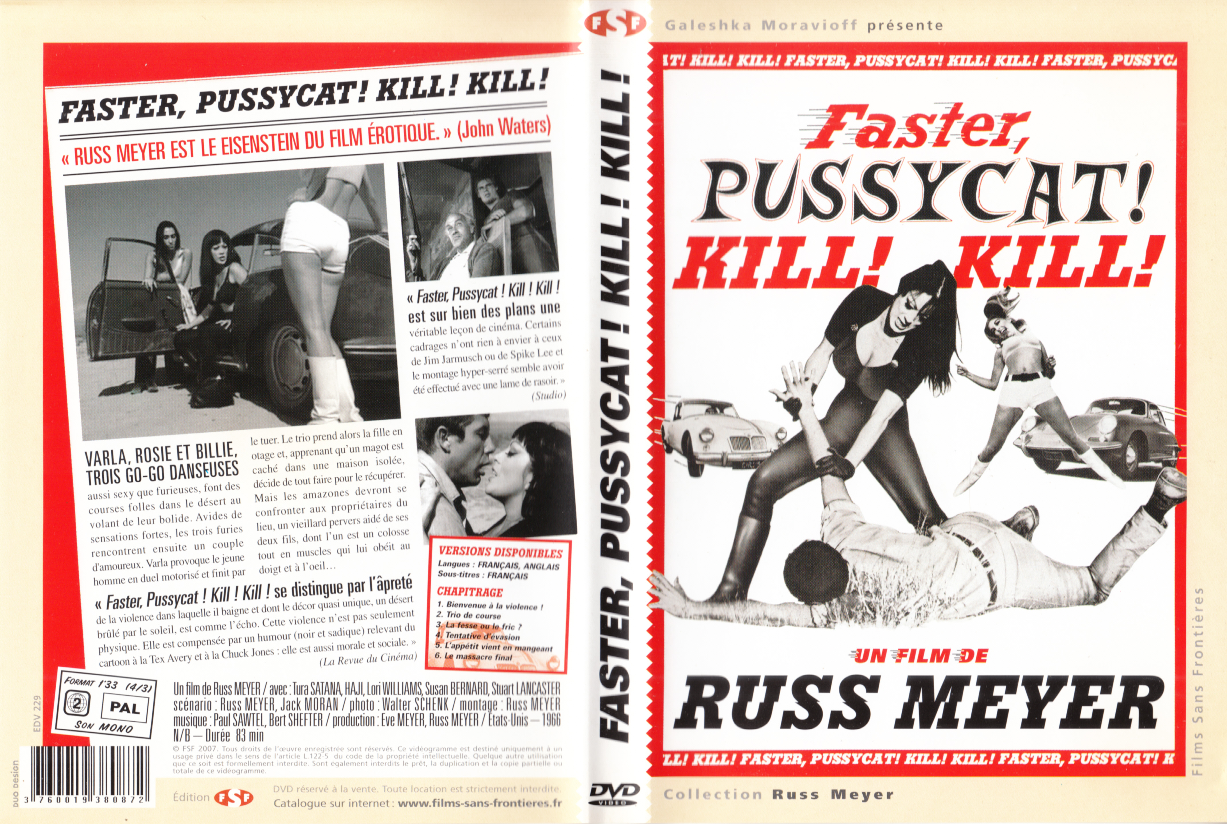 Jaquette DVD Faster pussycat kill kill v2