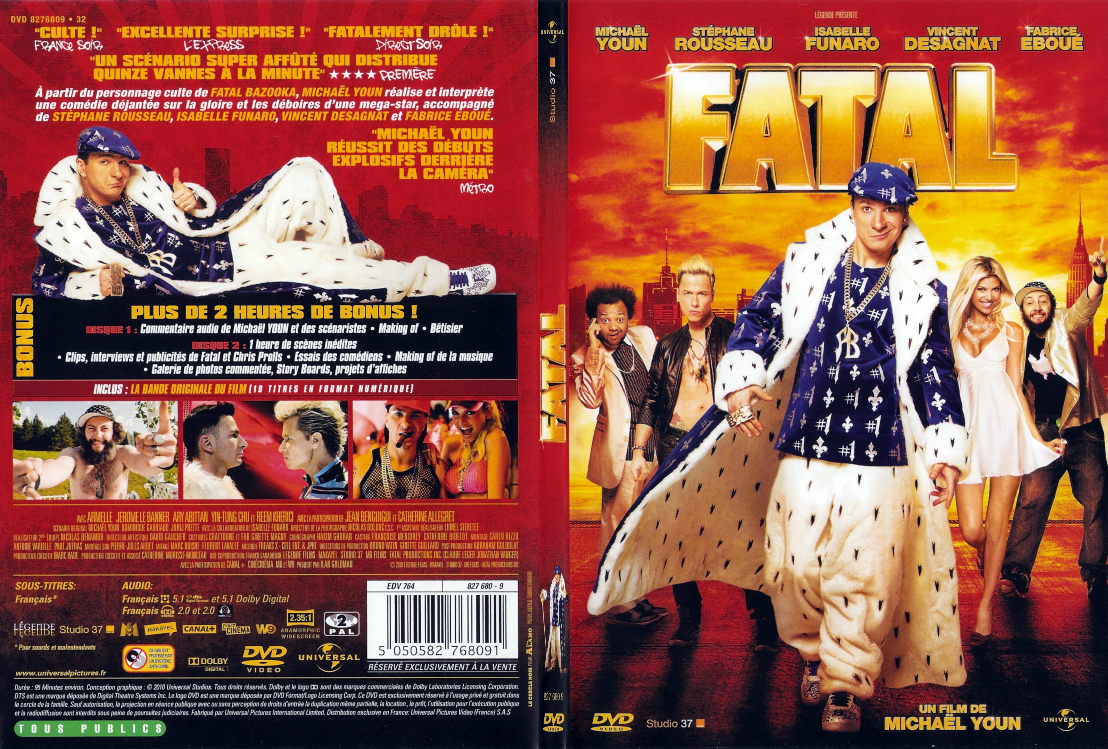 Jaquette DVD Fatal - SLIM