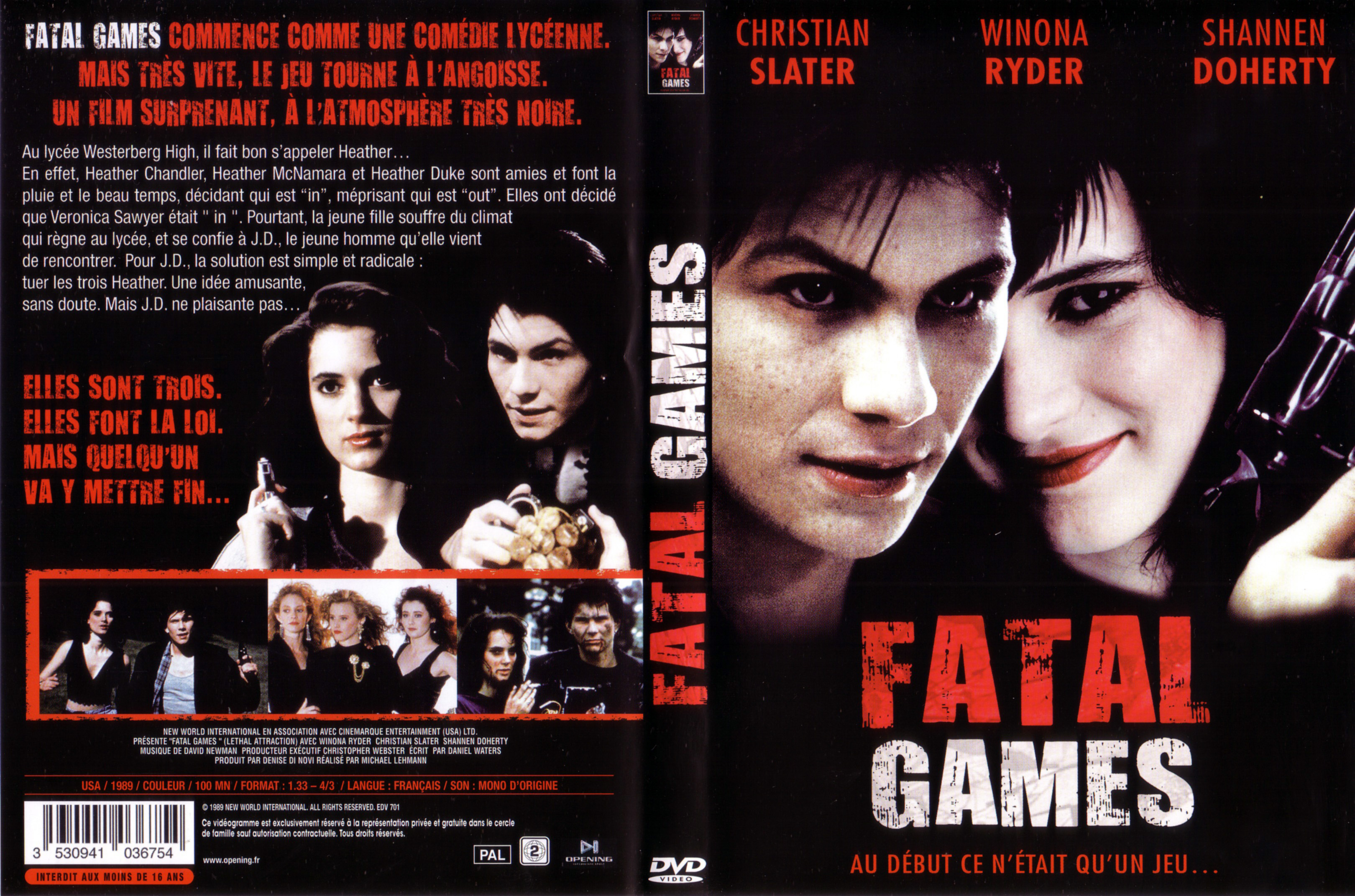 Jaquette DVD Fatal games v2