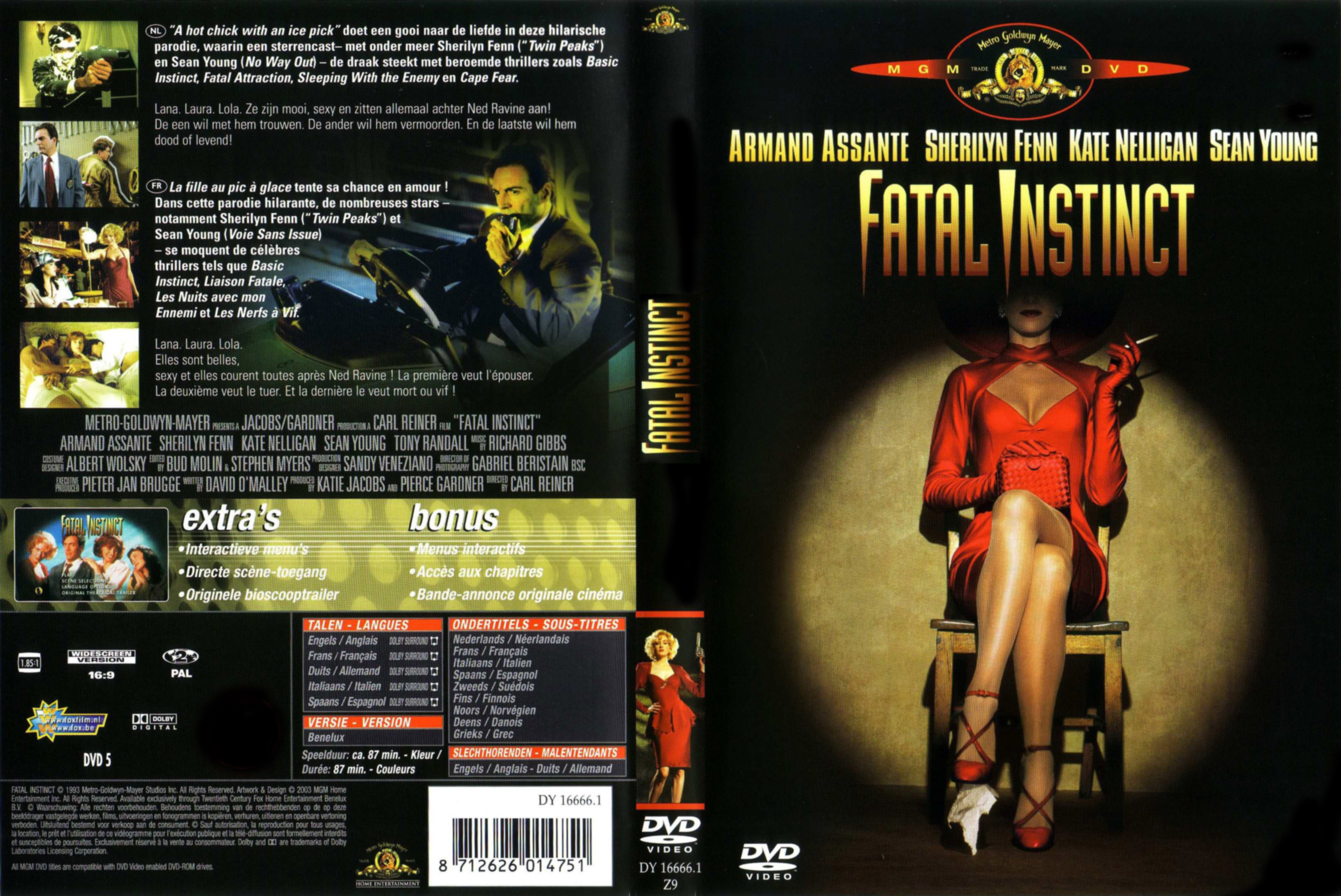Jaquette DVD Fatal instinct