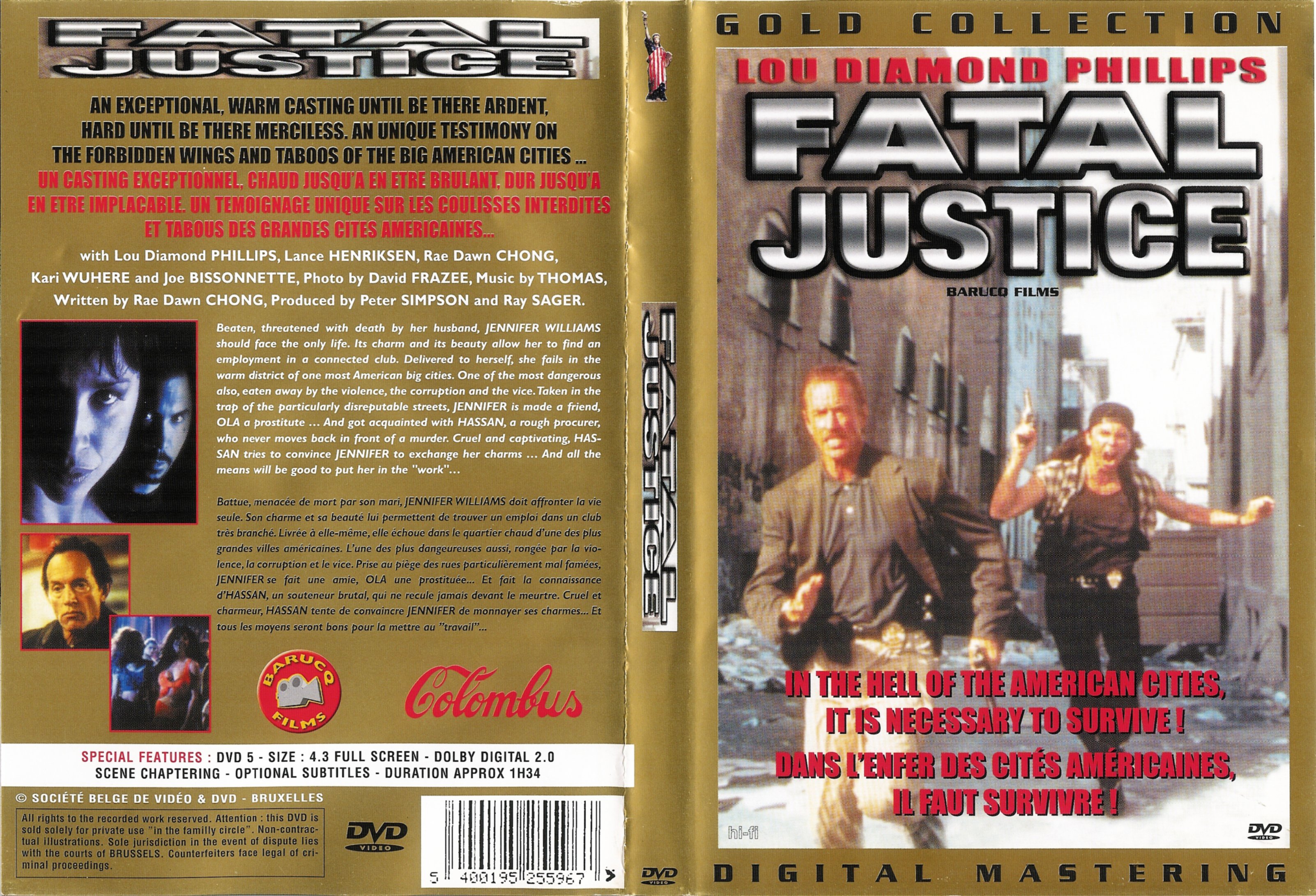 Jaquette DVD Fatal justice