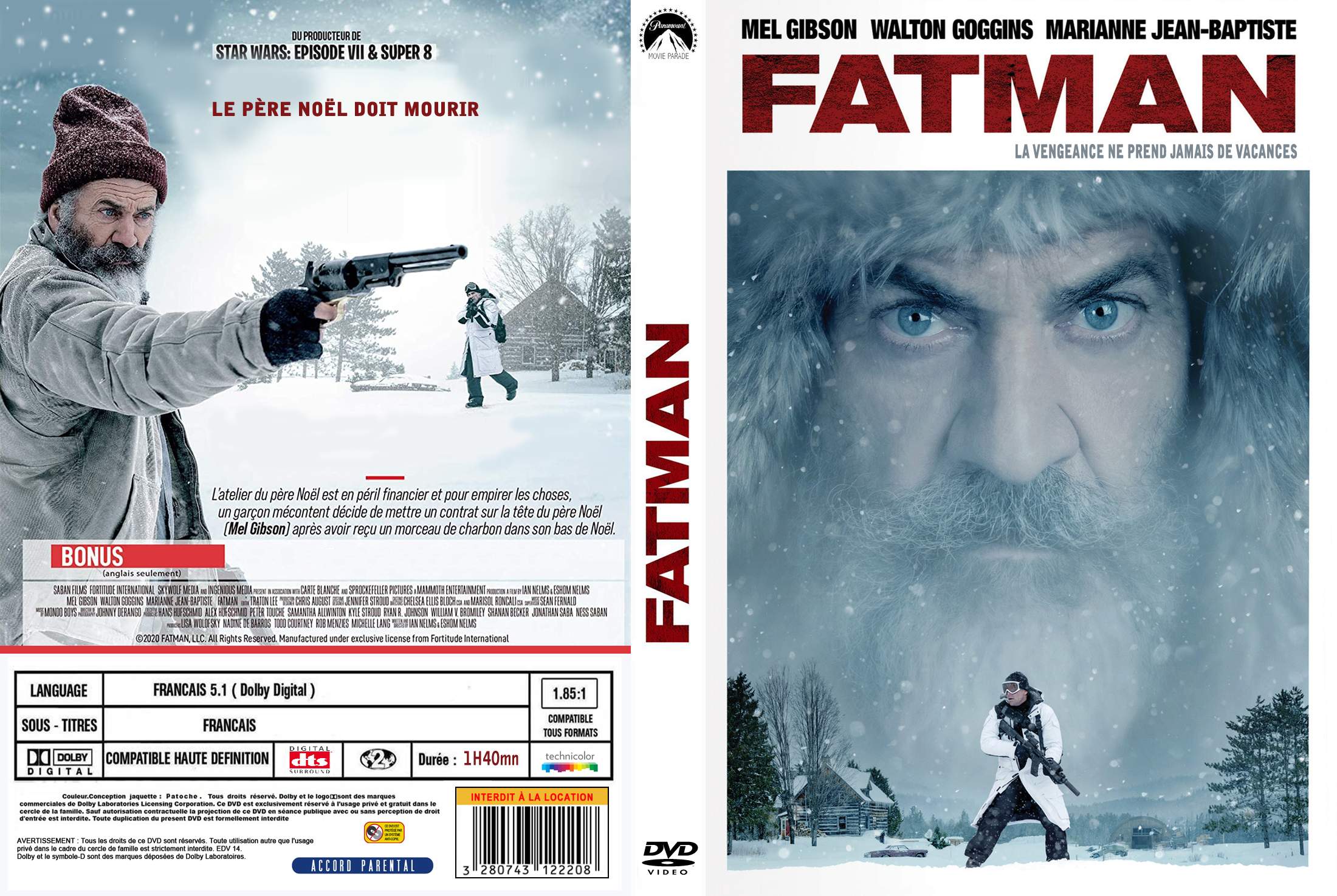 Jaquette DVD Fatman custom