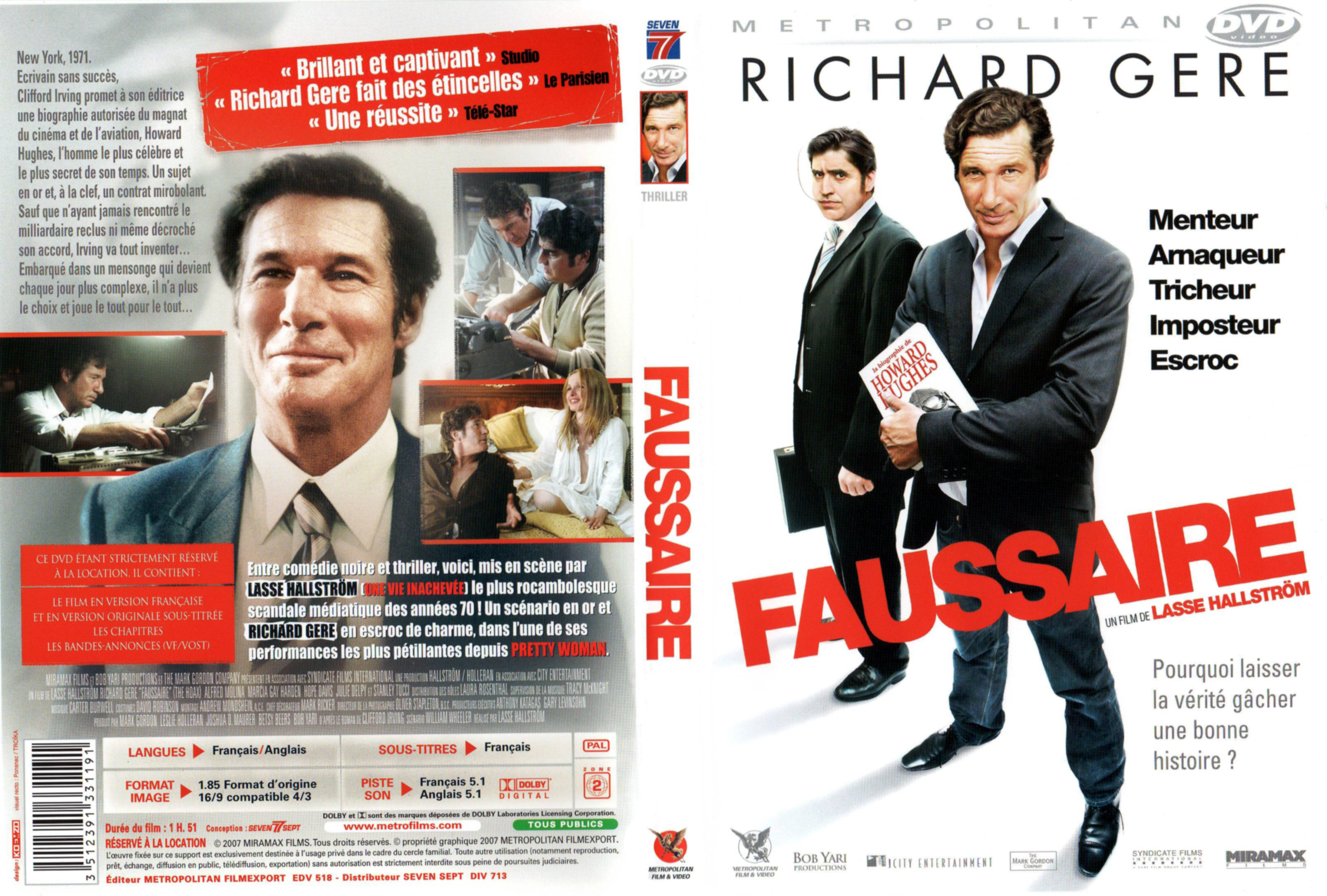 Jaquette DVD Faussaire