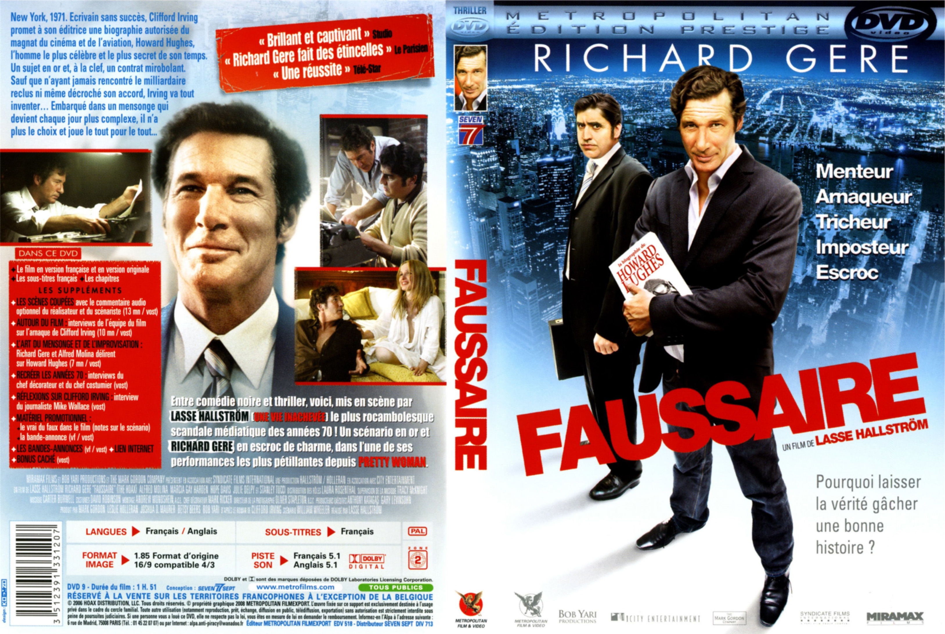 Jaquette DVD Faussaire v3