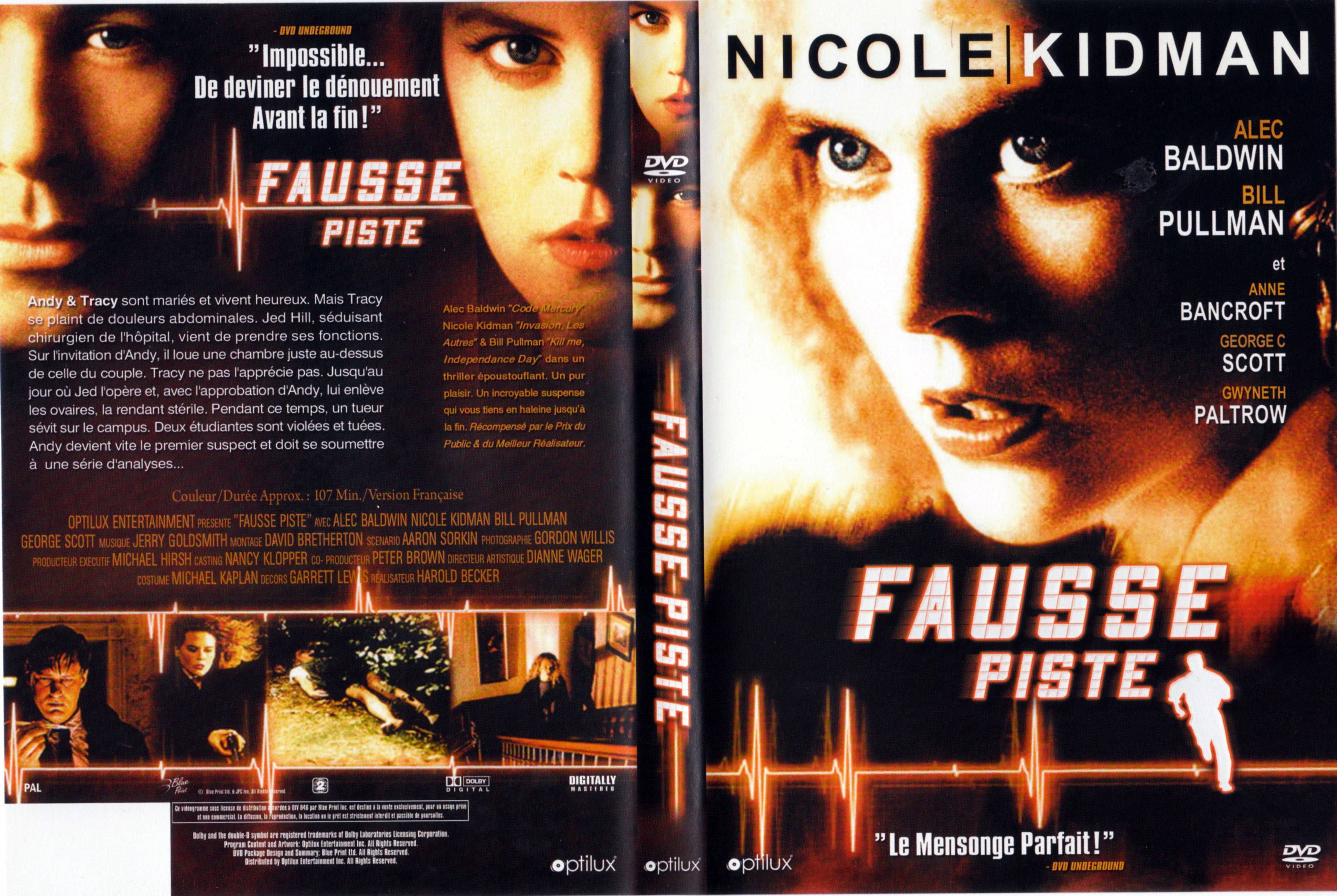 Jaquette DVD Fausse piste (Nicole Kidman)