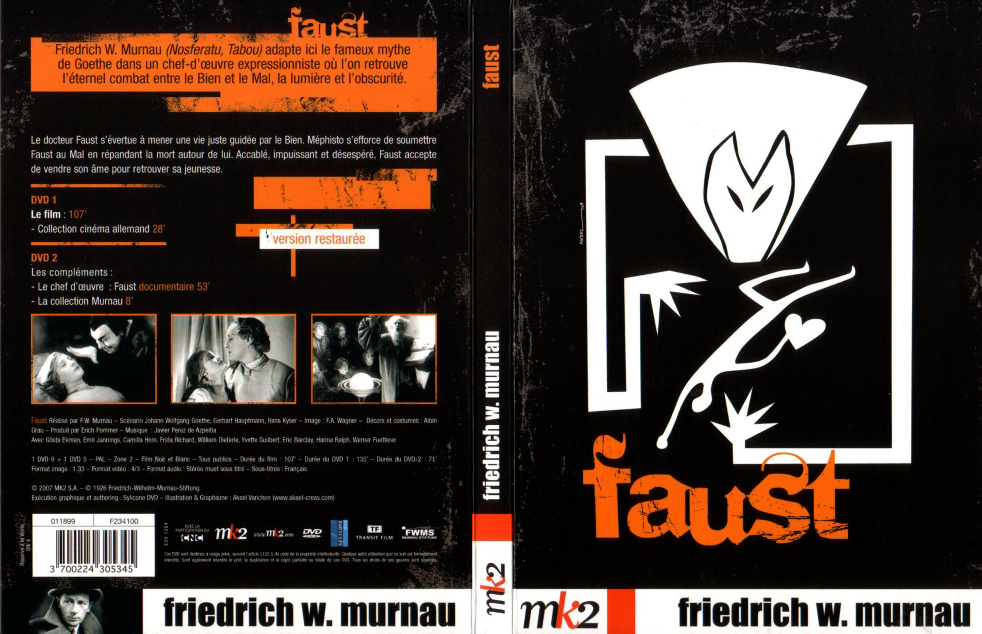 Jaquette DVD Faust (1926) v2