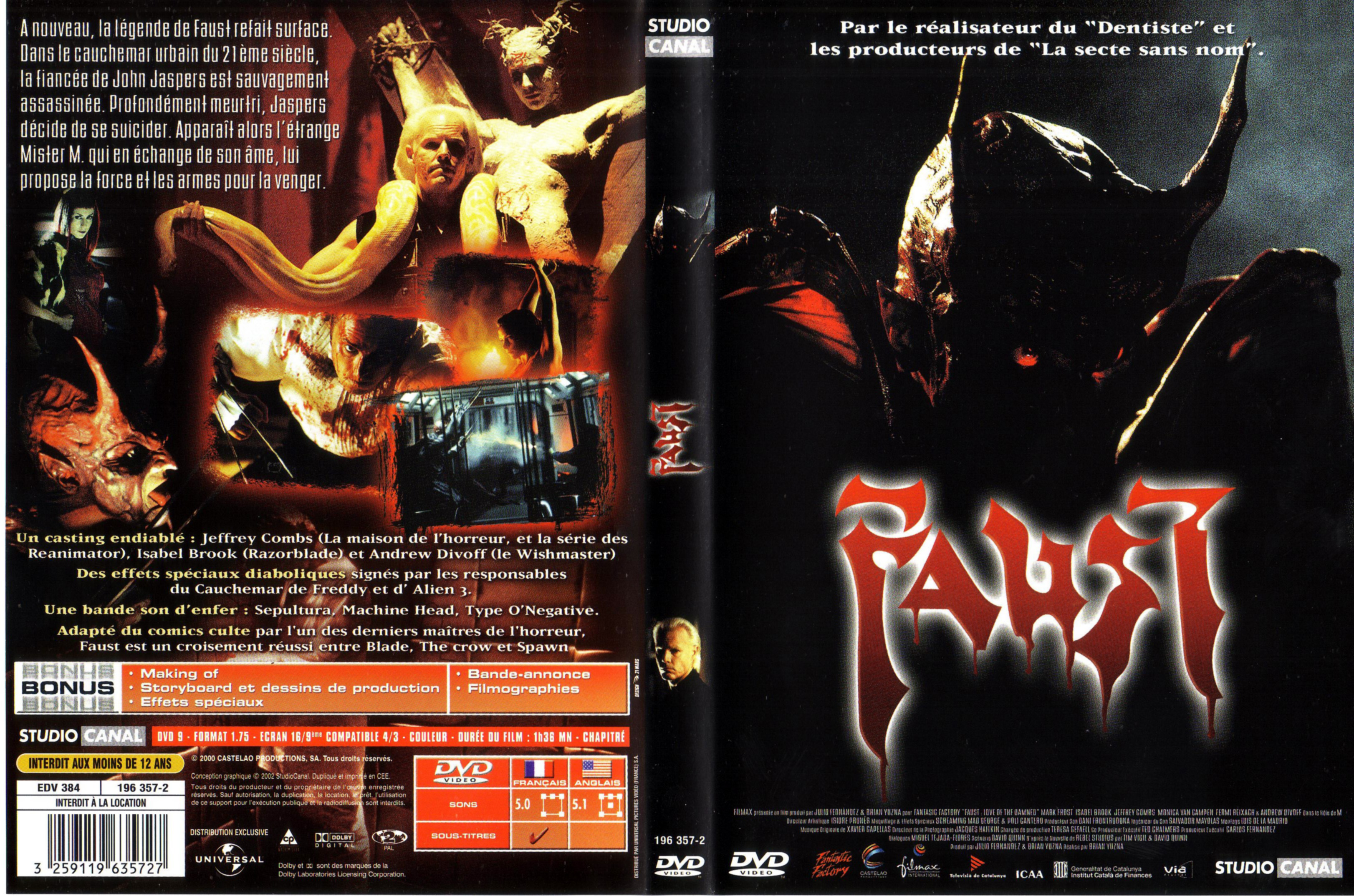 Jaquette DVD Faust v2