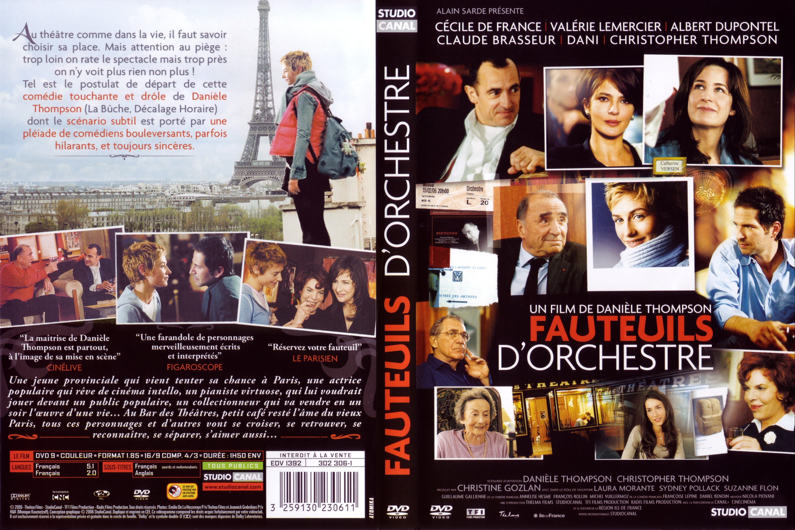 Jaquette DVD Fauteuils d