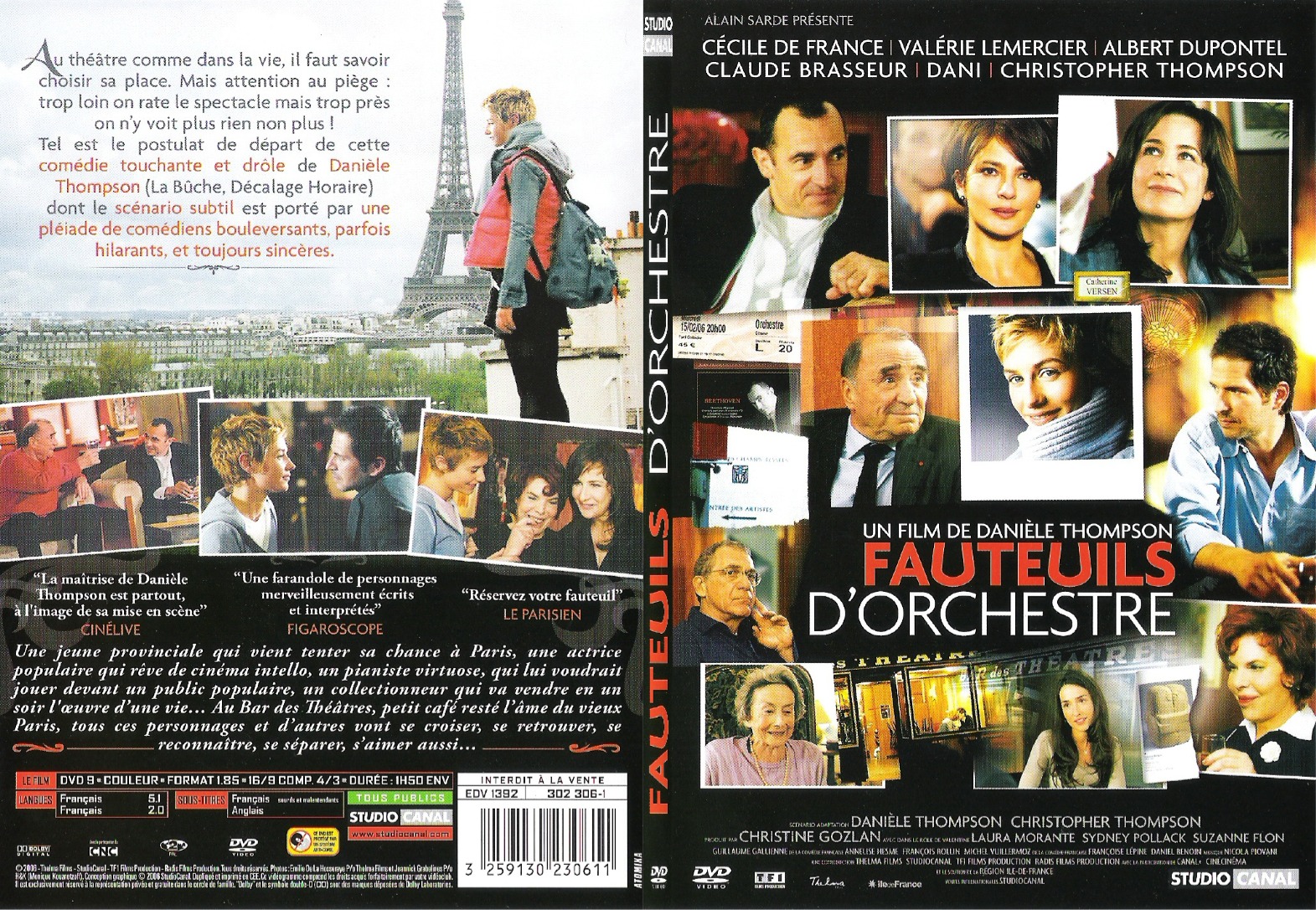 Jaquette DVD Fauteuils d