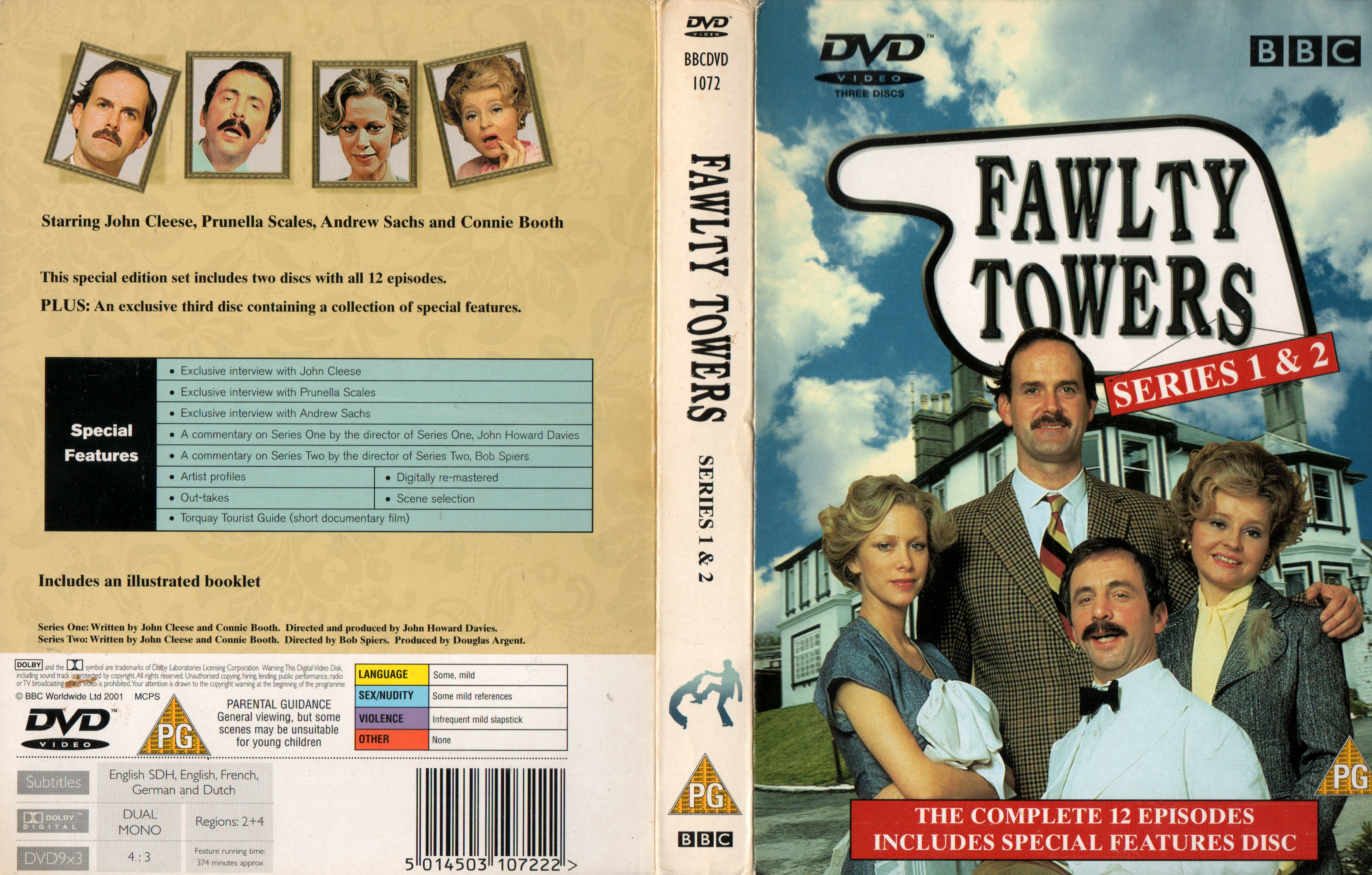 Jaquette DVD Fawlty towers Zone 1