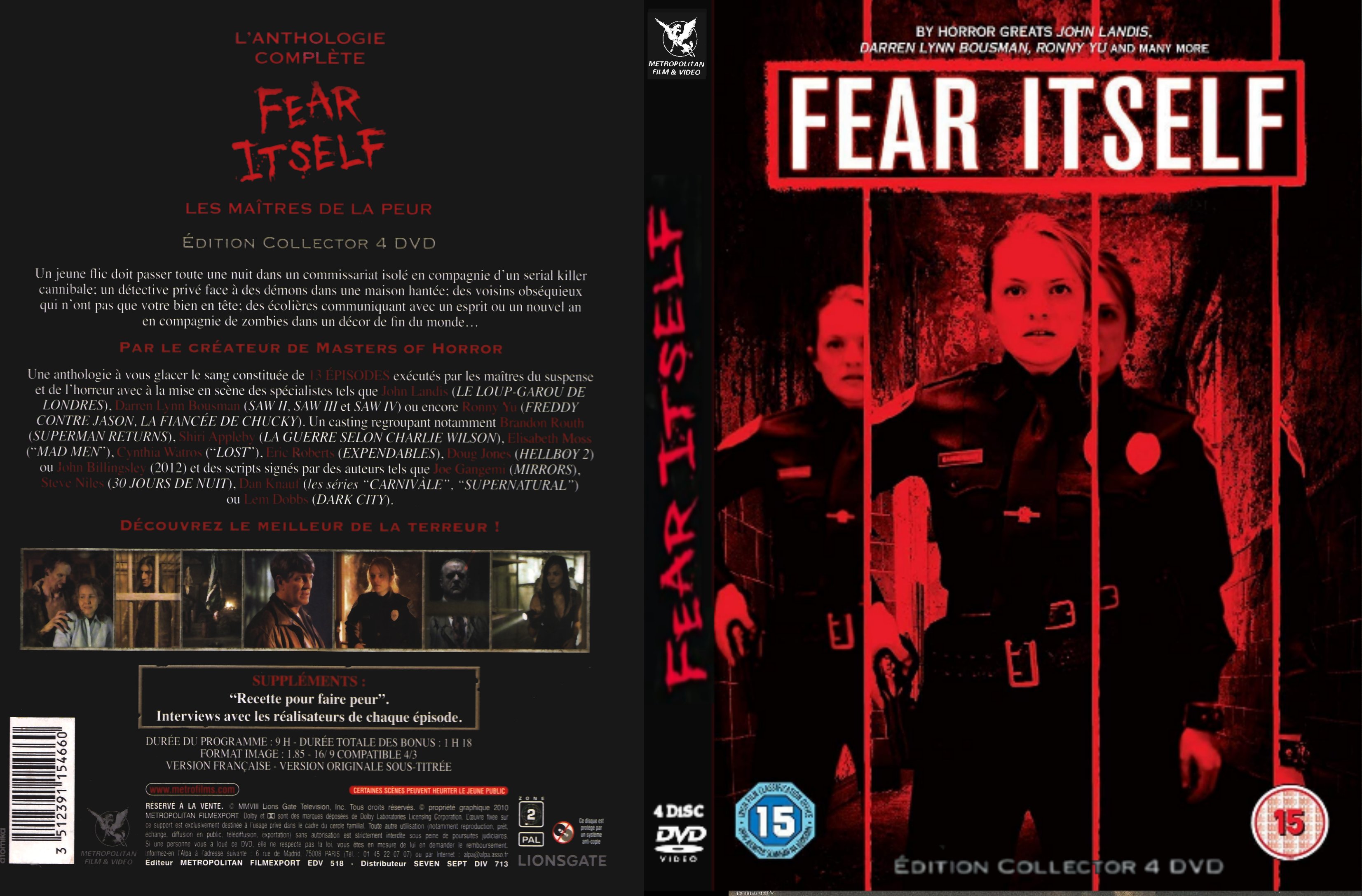 Jaquette DVD Fear Itself custom