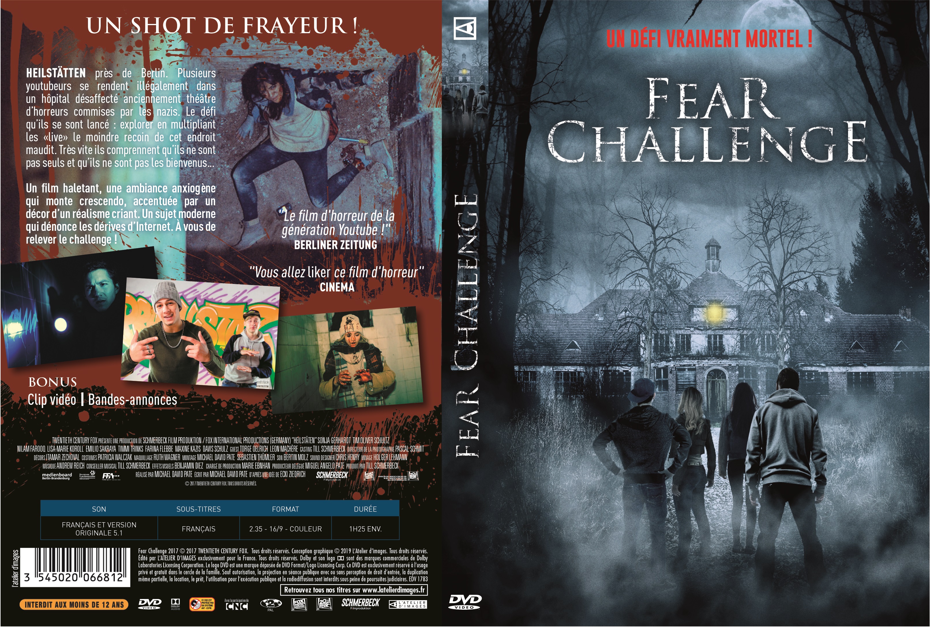 Jaquette DVD Fear challenge