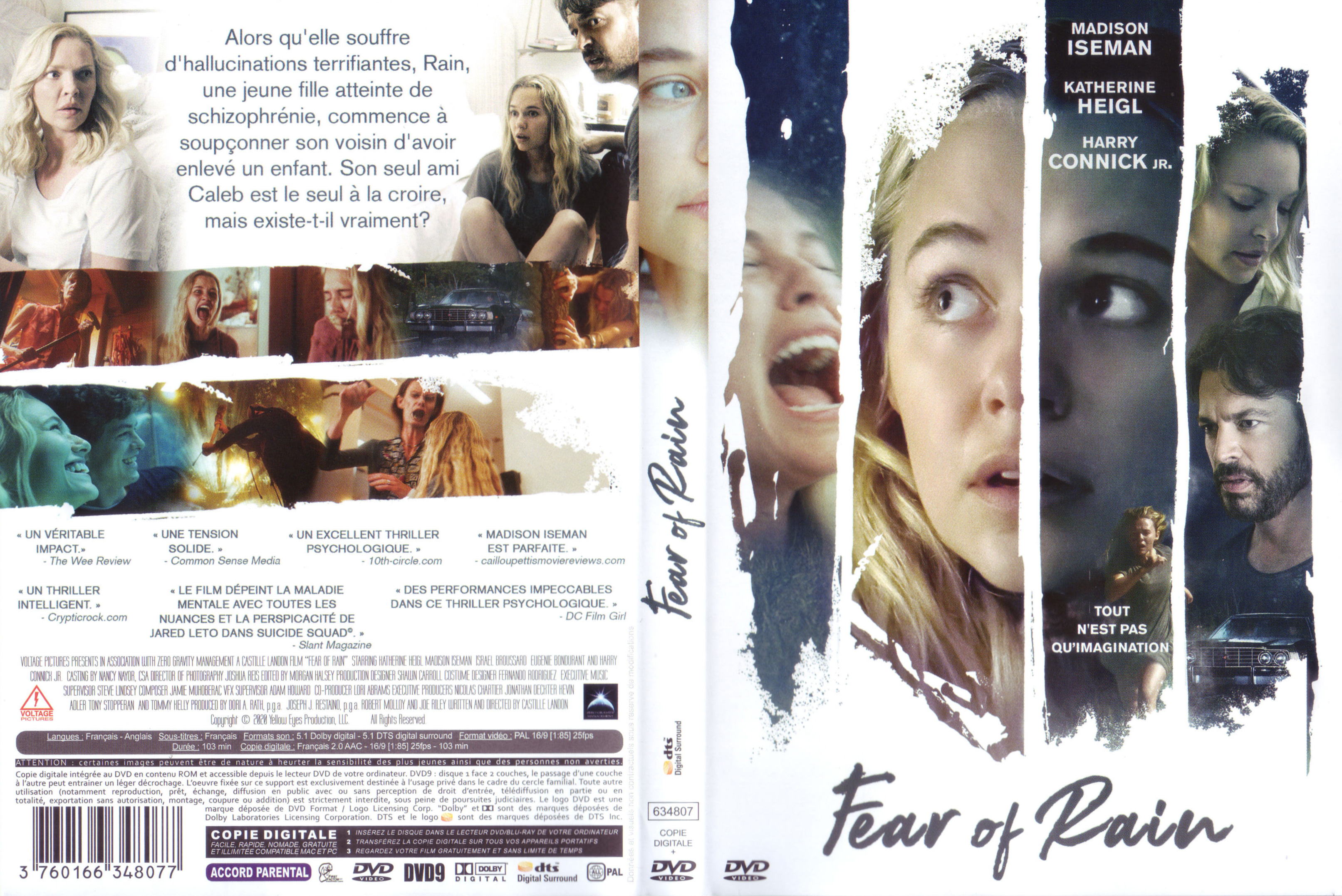 Jaquette DVD Fear of rain