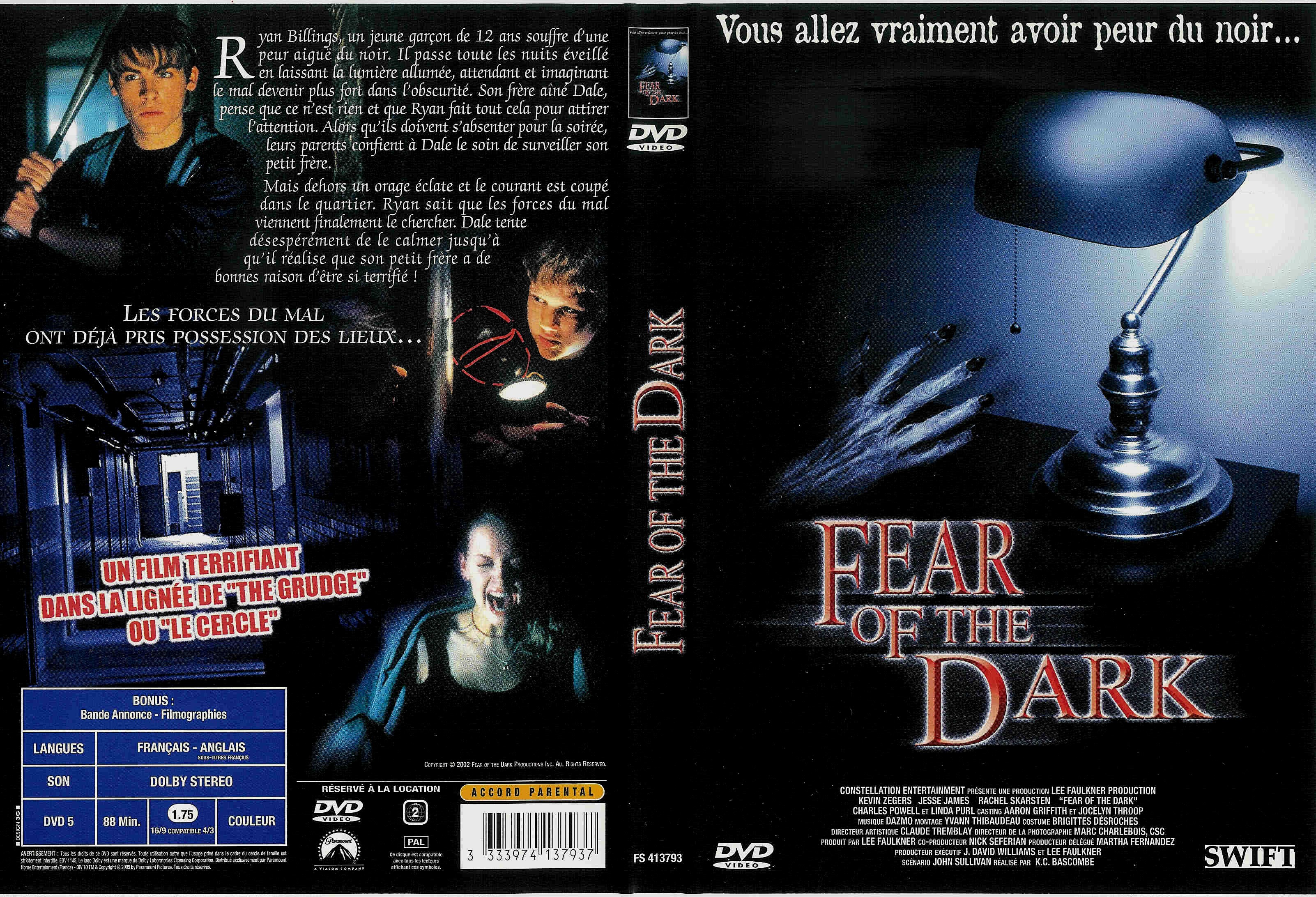 Jaquette DVD Fear of the dark